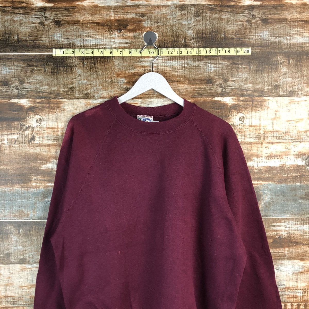 Japanese Brand × Vintage Discuss Athelitic Maroon Sweatshirt #A1915 Size US L / EU 52-54 / 3 - 2 Thumbnail