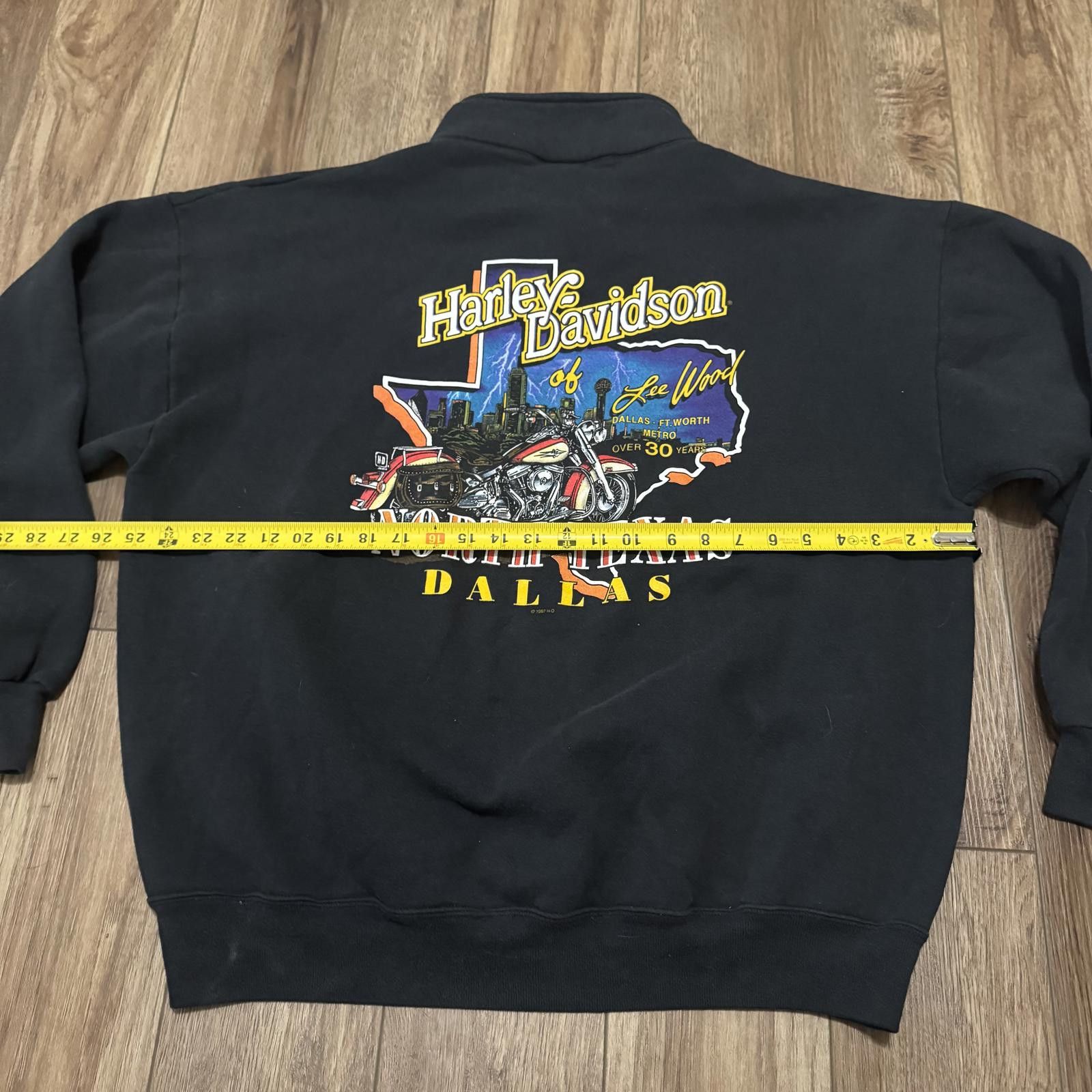 Harley Davidson Vintage 90s Harley Davidson Dallas Texas Biker Sweater Size US XXL / EU 58 / 5 - 7 Thumbnail