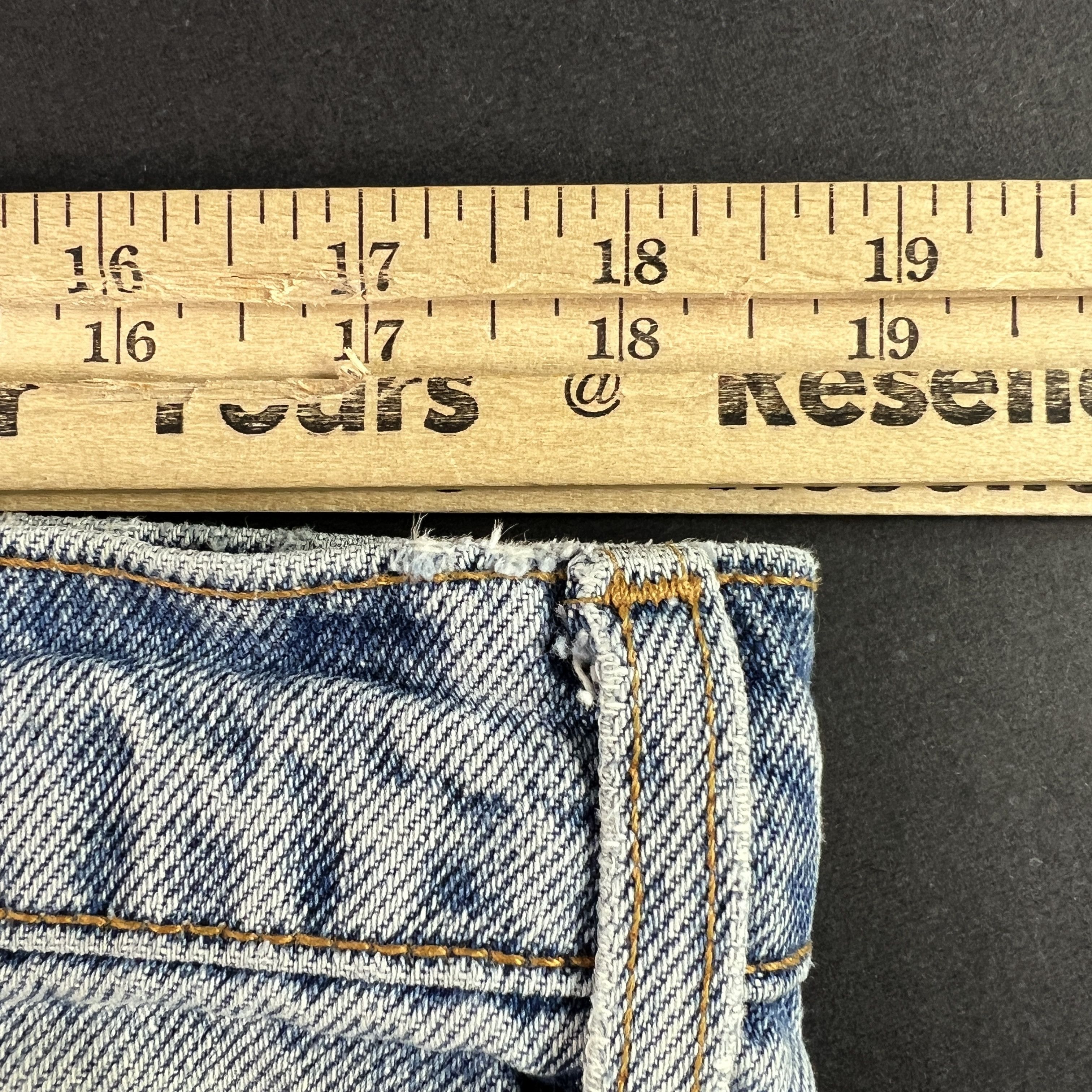 Levi's VTG 90s Levis Jeans 560 Loose Tapered Blue Denim Orange Tab Size US 37 - 20 Thumbnail