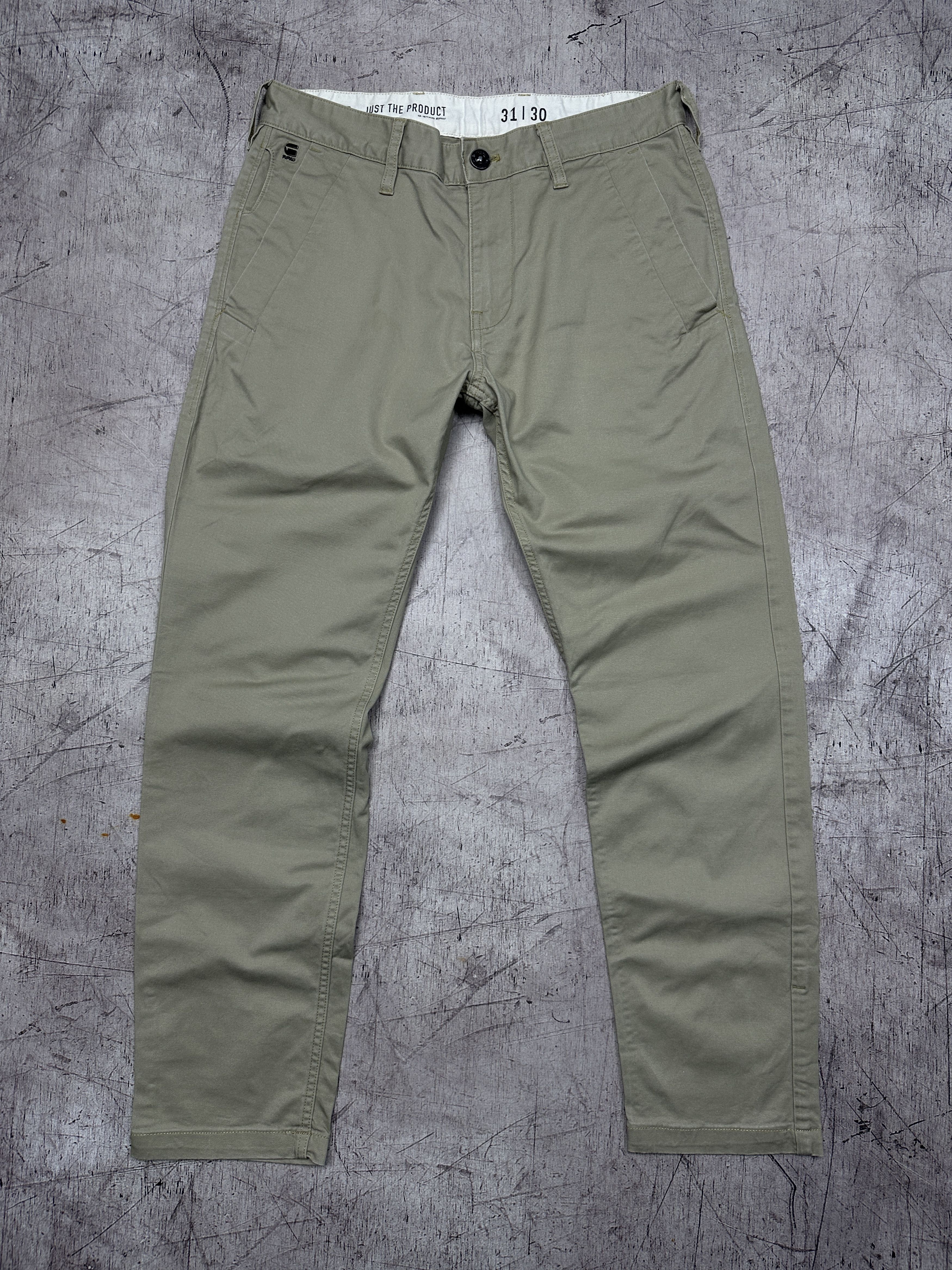 G-Star G Star Raw Mens Bronson Slim Chino Pants Size US 31 - 1 Thumbnail