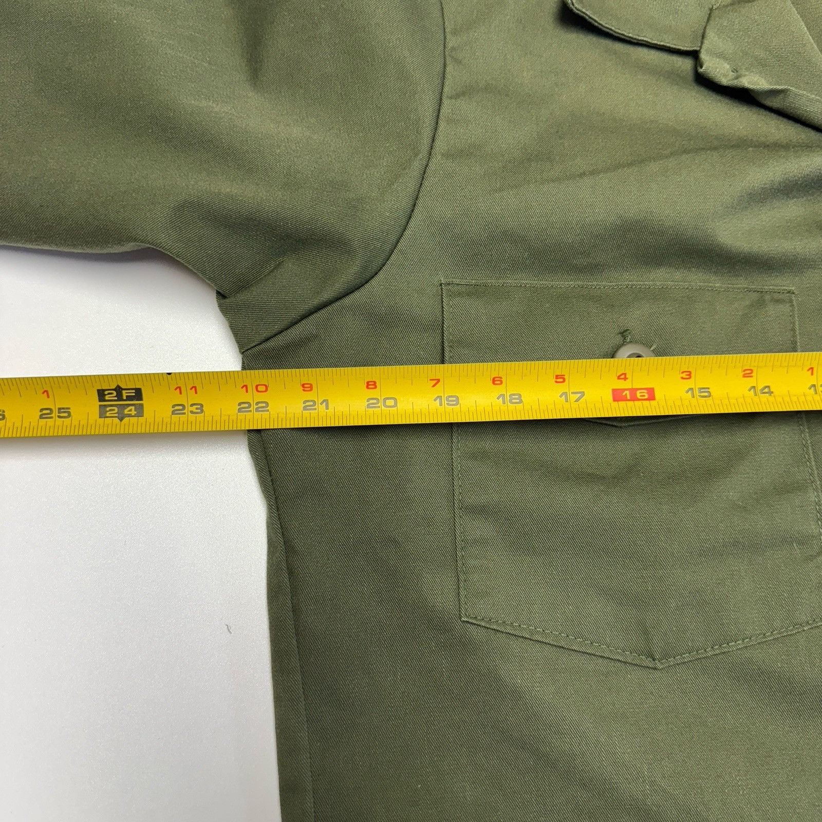 Vintage Vintage Military 507 Dura Press Shirt Mens Army Shade Green Size US L / EU 52-54 / 3 - 8 Thumbnail