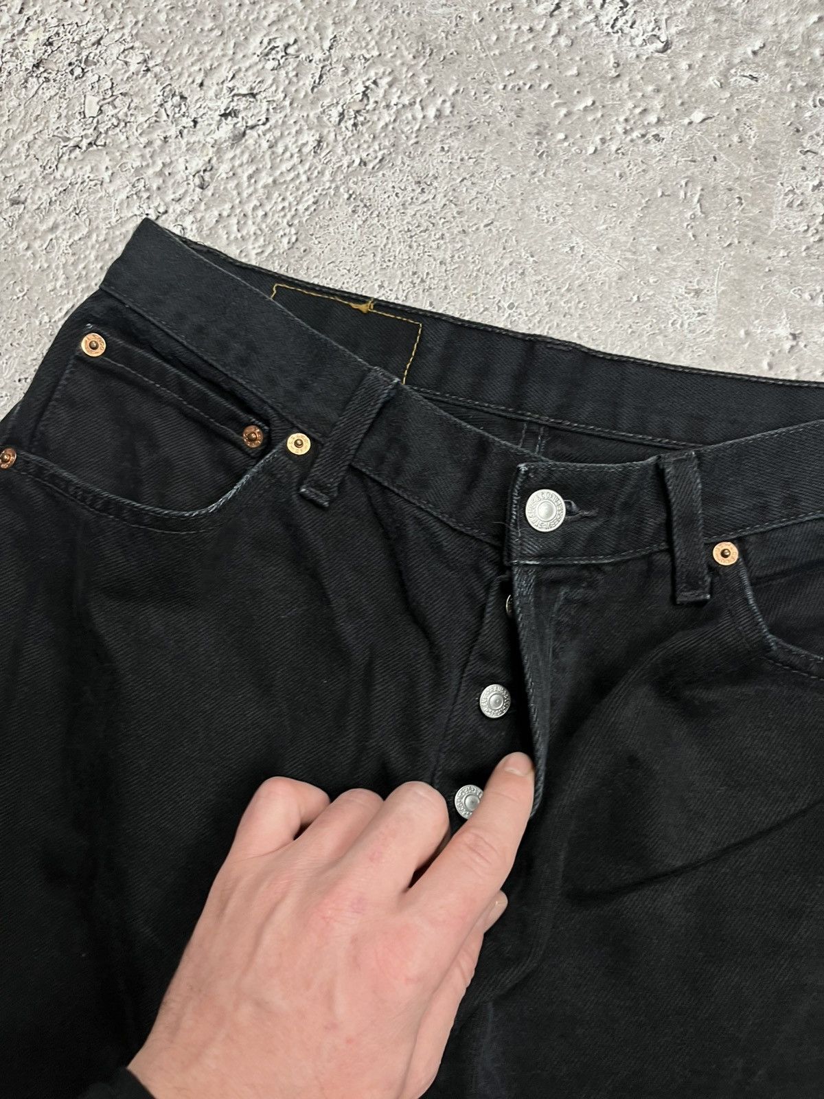 Levi's Levi’s 522 Black Jeans W32 L34 Straight Fit Made in Poland Size US 32 / EU 48 - 10 Thumbnail