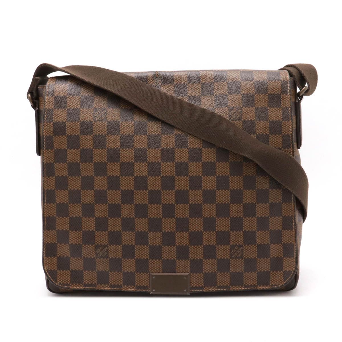 Louis Vuitton Louis Vuitton Damier District Mm Messenger Bag Canvas Crossbody Bag N41212 in Brown, Women's