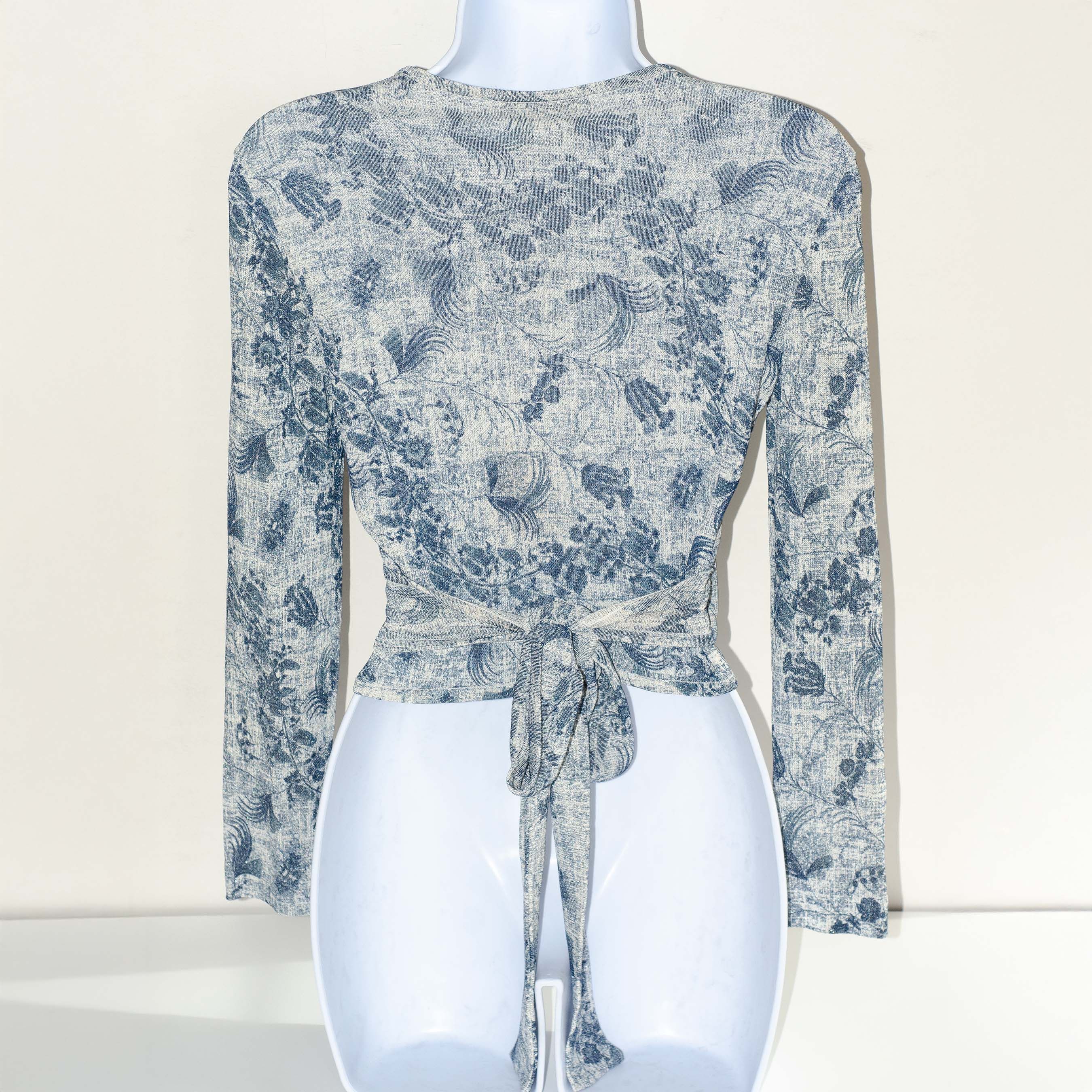 Dior Christian Dior by John Galliano 2001 Blue Short Jacket Size M / US 6-8 / IT 42-44 - 7 Thumbnail
