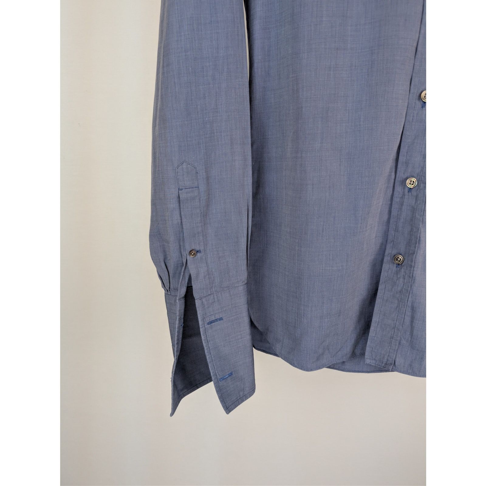 Tom Ford o1rshd1 CC20 Button up Shirt in Blue Size US S / EU 44-46 / 1 - 5 Thumbnail