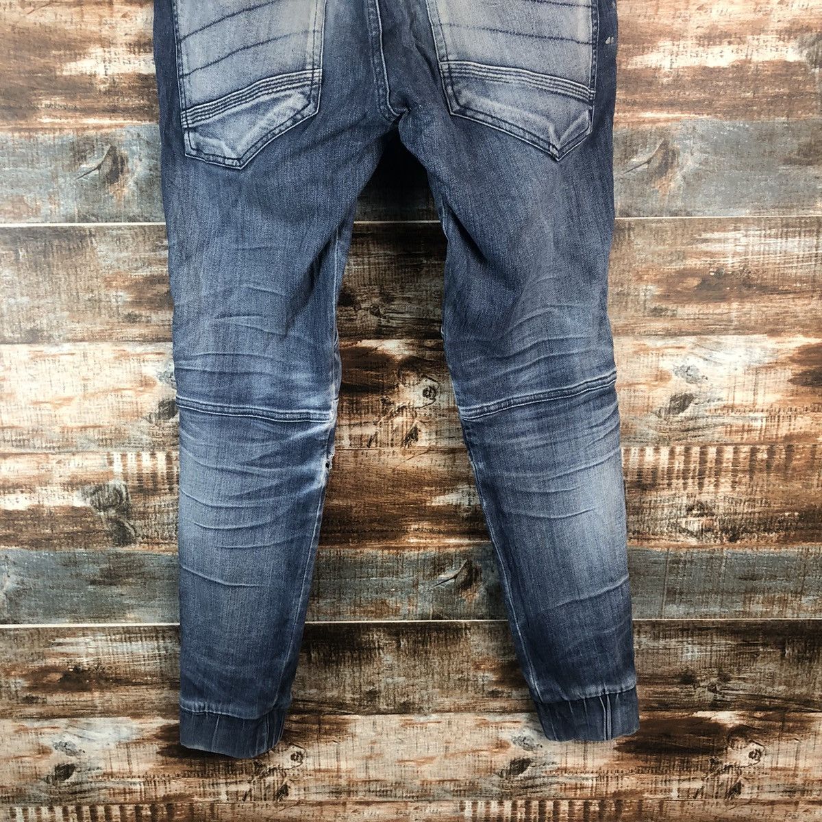 Japanese Brand Field Core Blue Distressed Denim Pants #A2122 Size US 31 - 18 Thumbnail