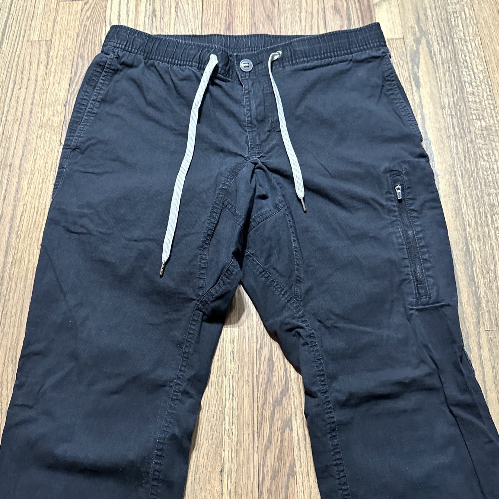 Vuori Vuori Pants Men M Black Duraterrra Climber Ripstop Joggers Tapered Inseam 31in Athleisure Breathable Hiking Regular Style Jogger Pants Size US 31 - 5 Thumbnail