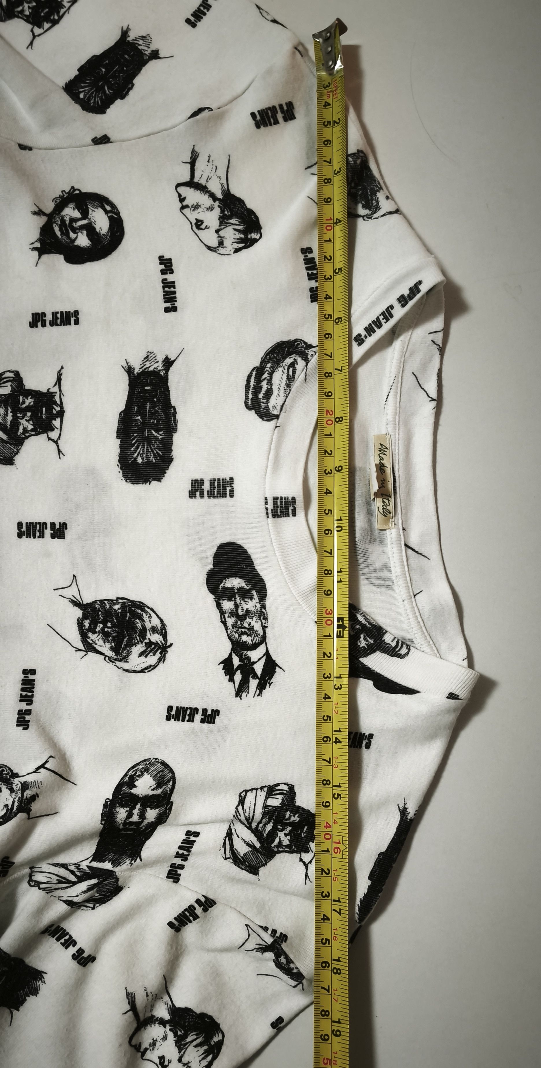 Jean Paul Gaultier 2000 - JPG-Jeans - Faces tshirt Size US L / EU 52-54 / 3 - 5 Thumbnail