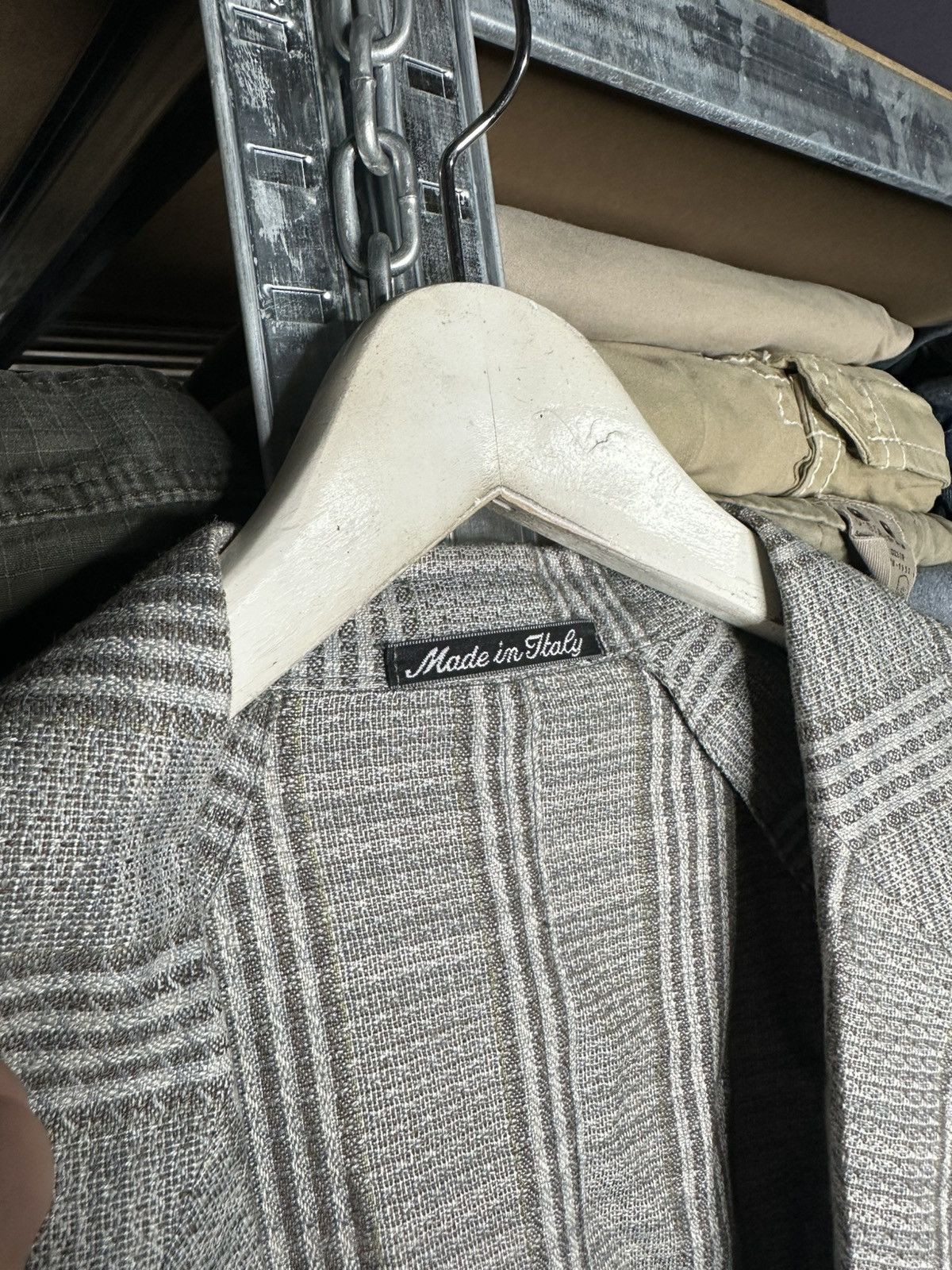 Emporio Armani Emporio Armani Vintage 80s 90s GFT Checked Blazer Jacket Size 50R - 4 Thumbnail
