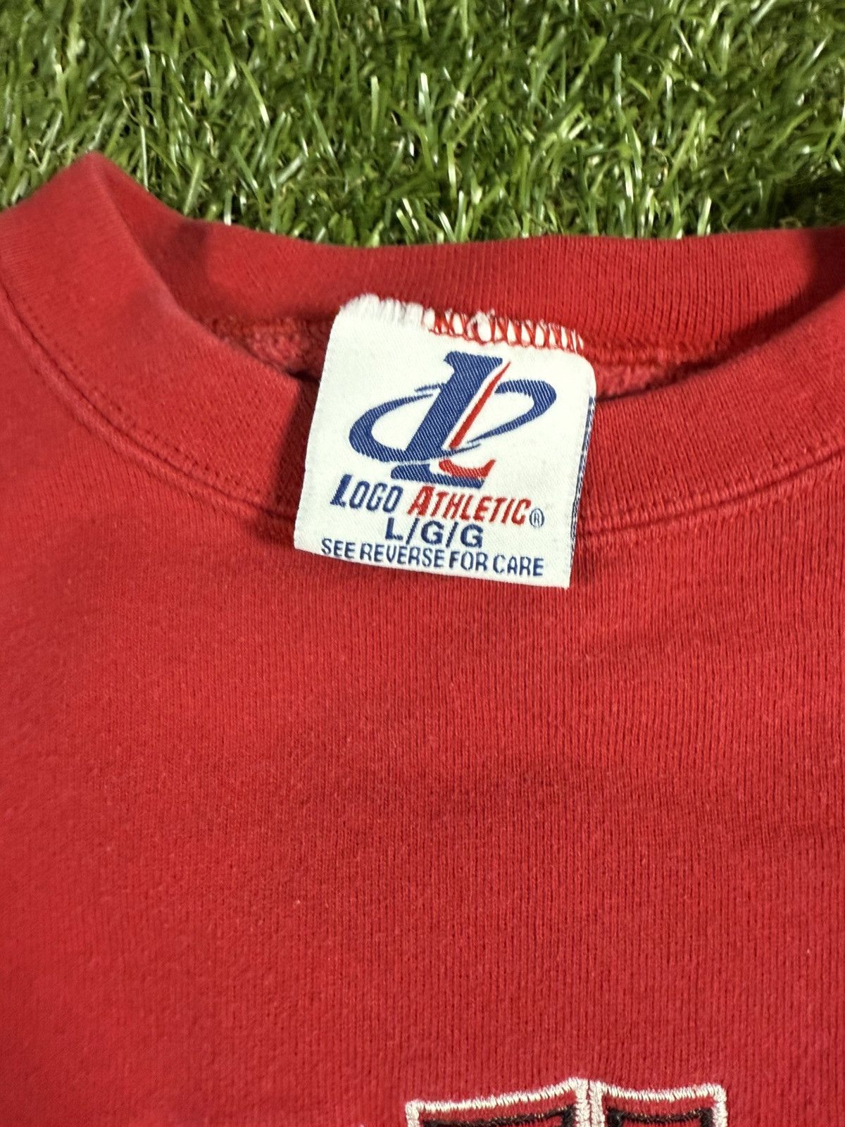 NASCAR Vintage 90s Indy 500 NASCAR Racing Fall Crewneck Sweatshirt Size US L / EU 52-54 / 3 - 3 Thumbnail