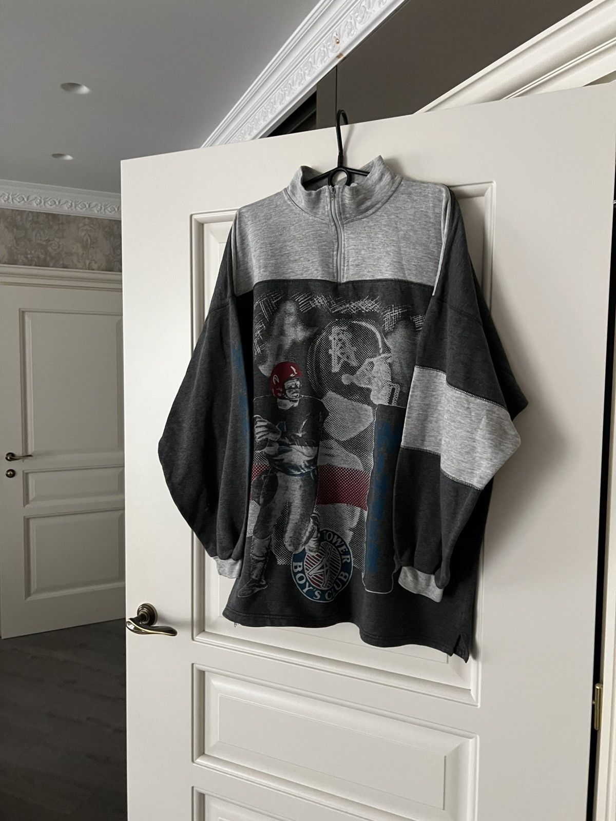 Vintage Vintage 90s Tower Boys Club Football Graphic Sweatshirt Size US XXL / EU 58 / 5 - 5 Thumbnail