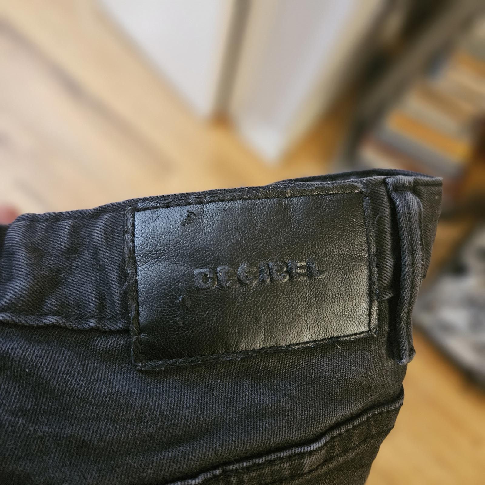 Designer Decibel Distressed Black Skinny Jeans - Size 28/32 Size US 28 / EU 44 - 4 Thumbnail