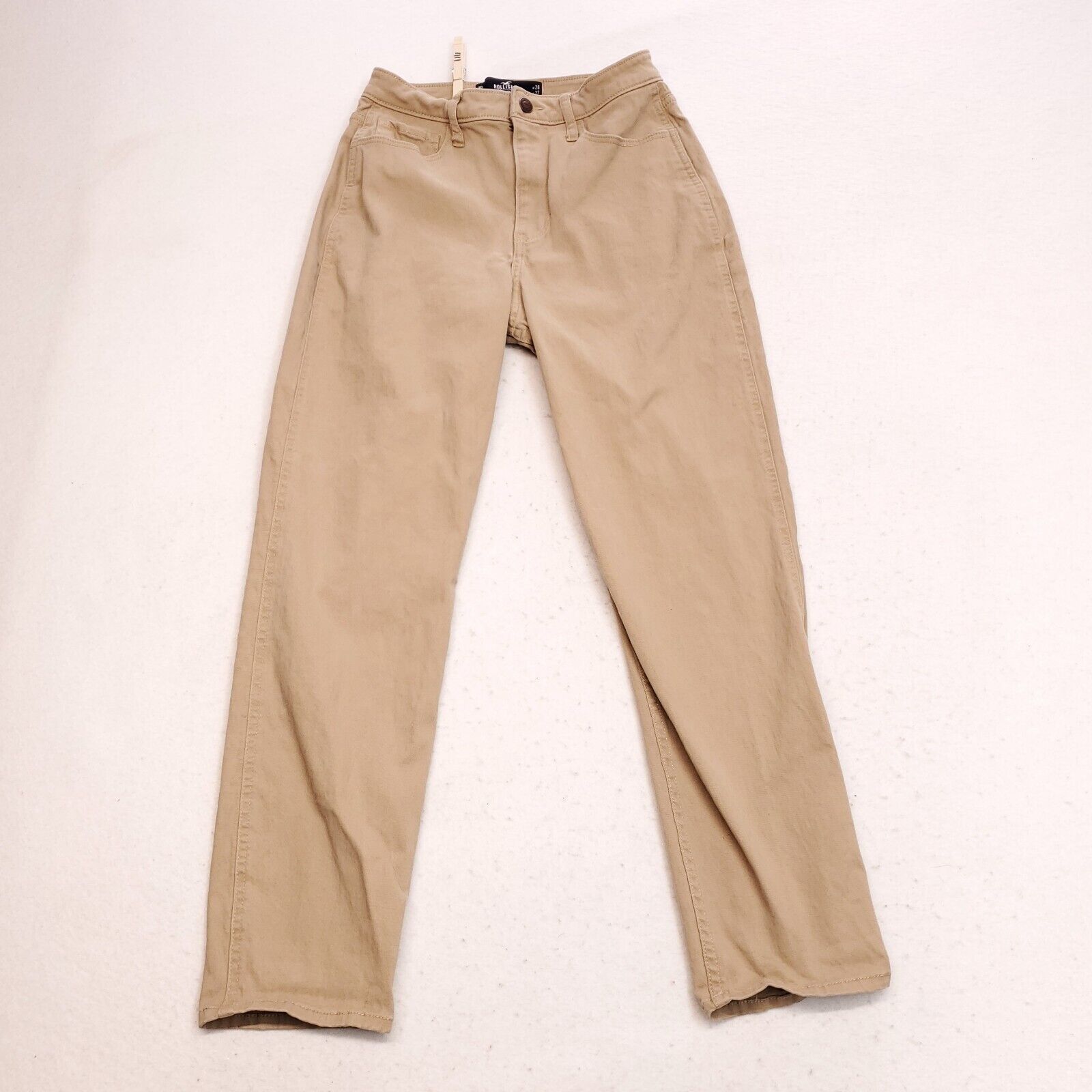 Hollister Hollister Ultra High Rise Mom Pant Chino Pants Women Size 3R Size 26" / US 2 / IT 38 - 2 Thumbnail