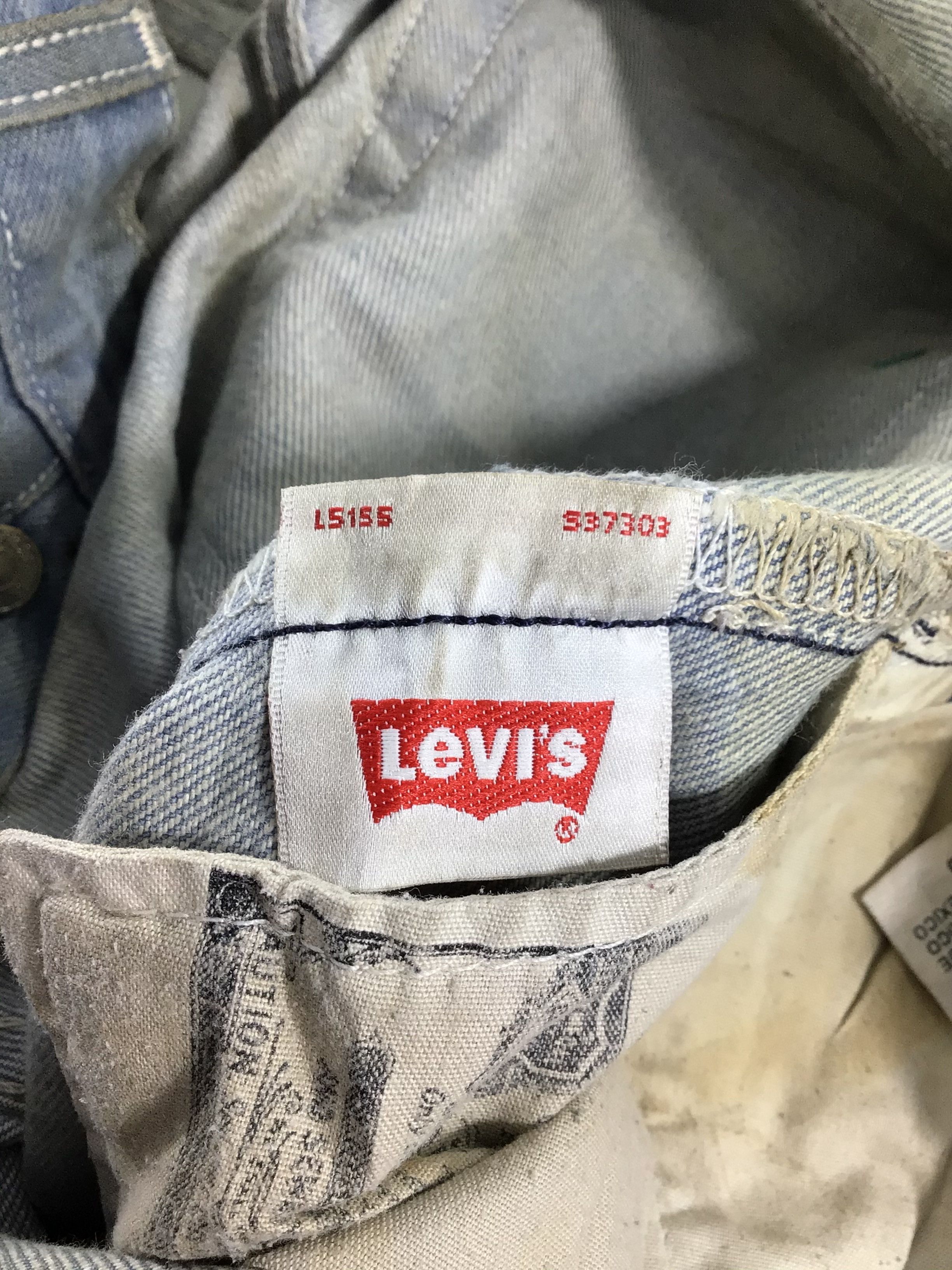 Levi's Faded Dirty Wash Levis Vintage 501 Jeans - J353 Size US 29 - 11 Thumbnail