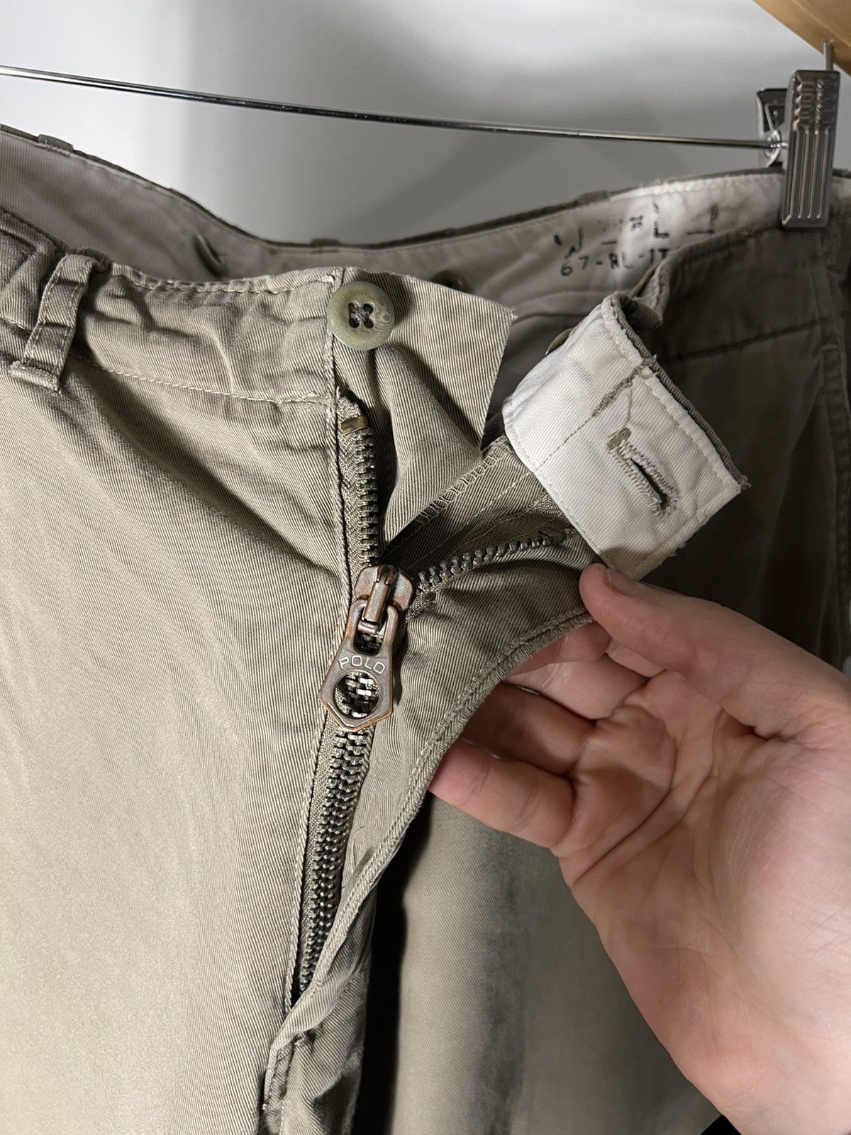 Polo Ralph Lauren VINTAGE POLO RALPH LAUREN MILITARY CHINO PANTS CASUAL 90s Size US 36 / EU 52 - 17 Thumbnail