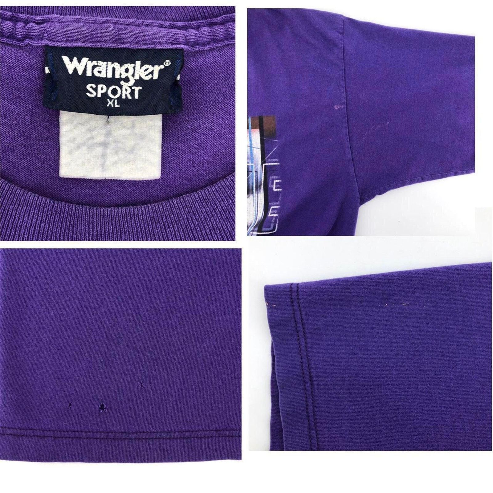 Vintage × Wrangler 90s Wrangler Extreme Sport tshirt 1990s vintage Size US XL / EU 56 / 4 - 4 Thumbnail