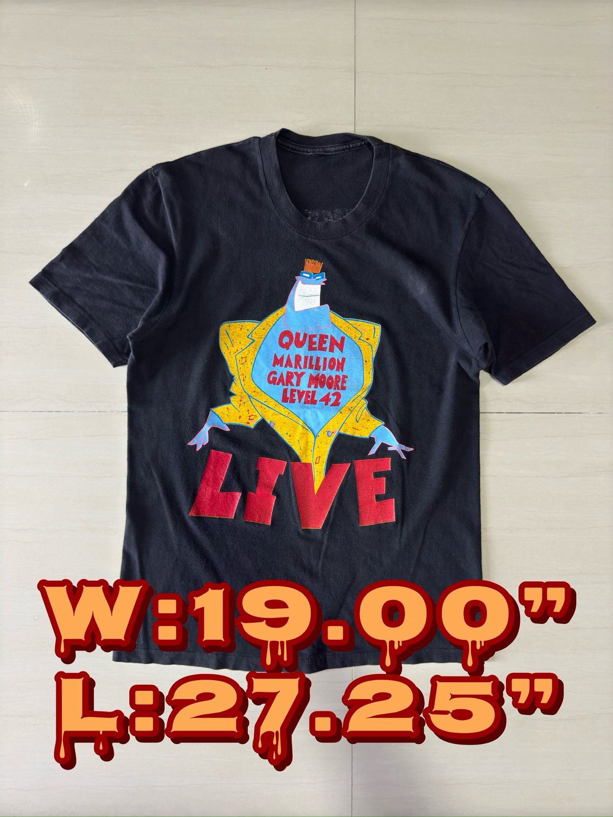Band Tees 1986 Queen We Will Rock You Freddie 80s Germany Tour Shirt Size US M / EU 48-50 / 2 - 1 Thumbnail