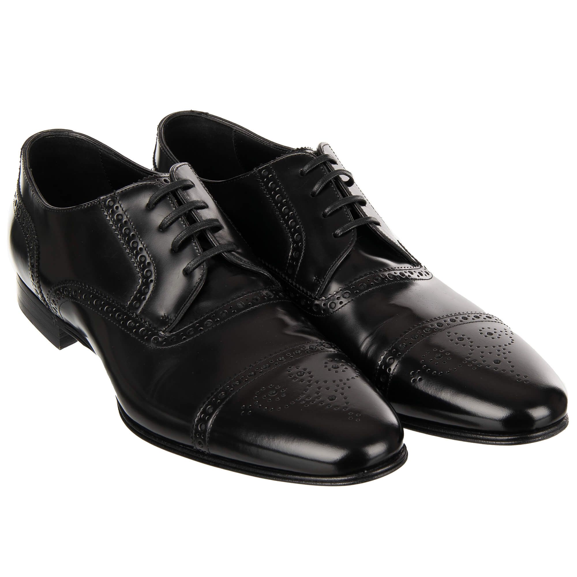 Dolce & Gabbana o1y0125 Laced Shoes in Black Size US 7 / EU 40 - 2 Thumbnail