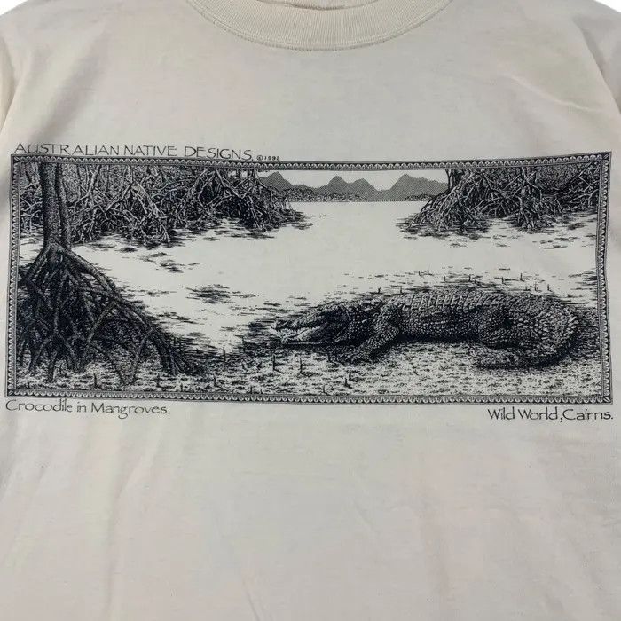 Vintage Vintage 1992 AUSTRALIAN NATIVE DESIGNS Art Tee Shirt To Size US L / EU 52-54 / 3 - 3 Thumbnail