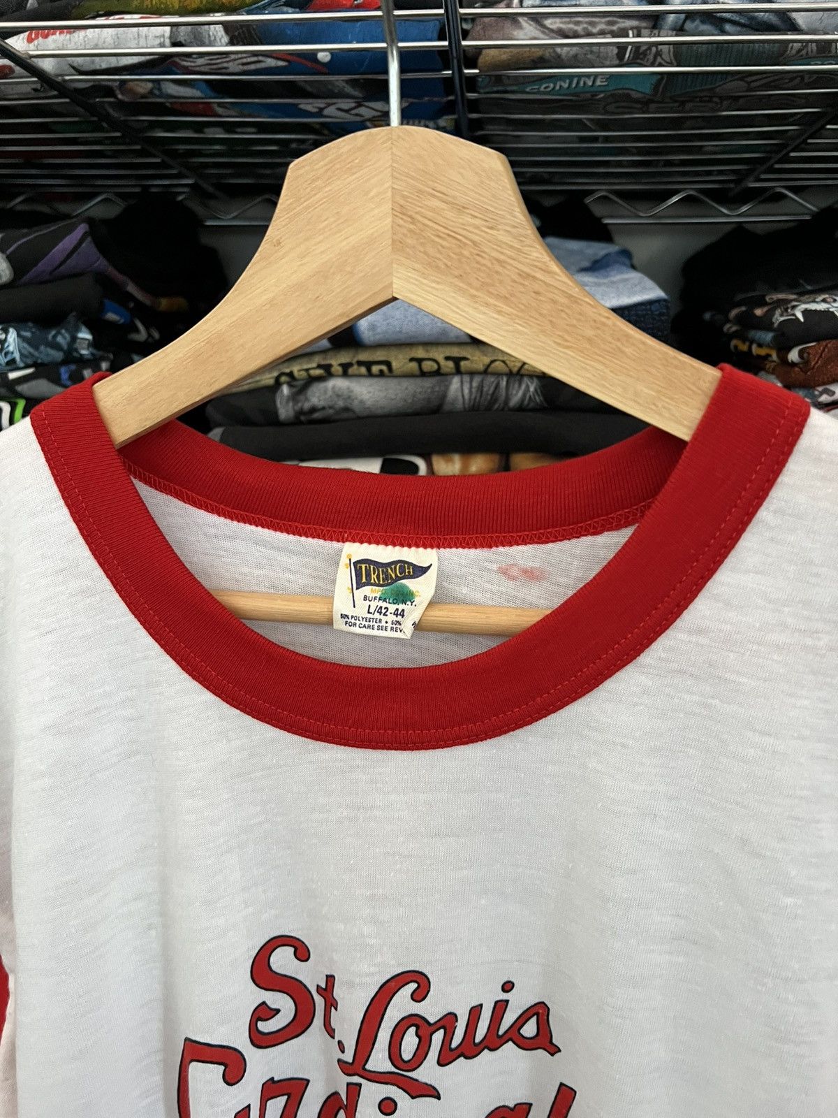 Trench USA 1985 MLB St Louis Cardinals Eastern Division Champions 80s Size US L / EU 52-54 / 3 - 3 Thumbnail