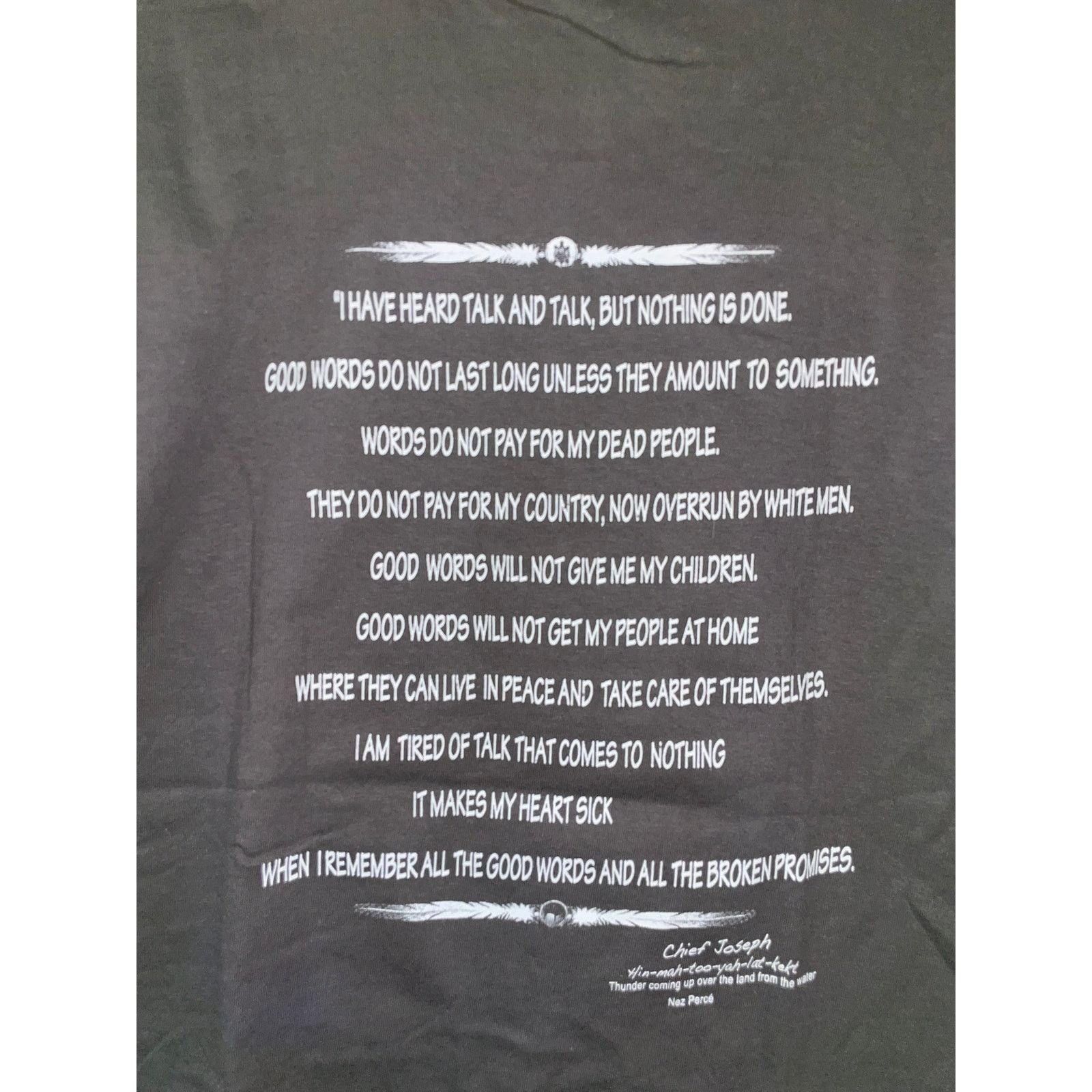 Gildan Y2K Sitting Bull Chief Joseph Ask An Indian Joke Shirt Small Size US S / EU 44-46 / 1 - 8 Thumbnail