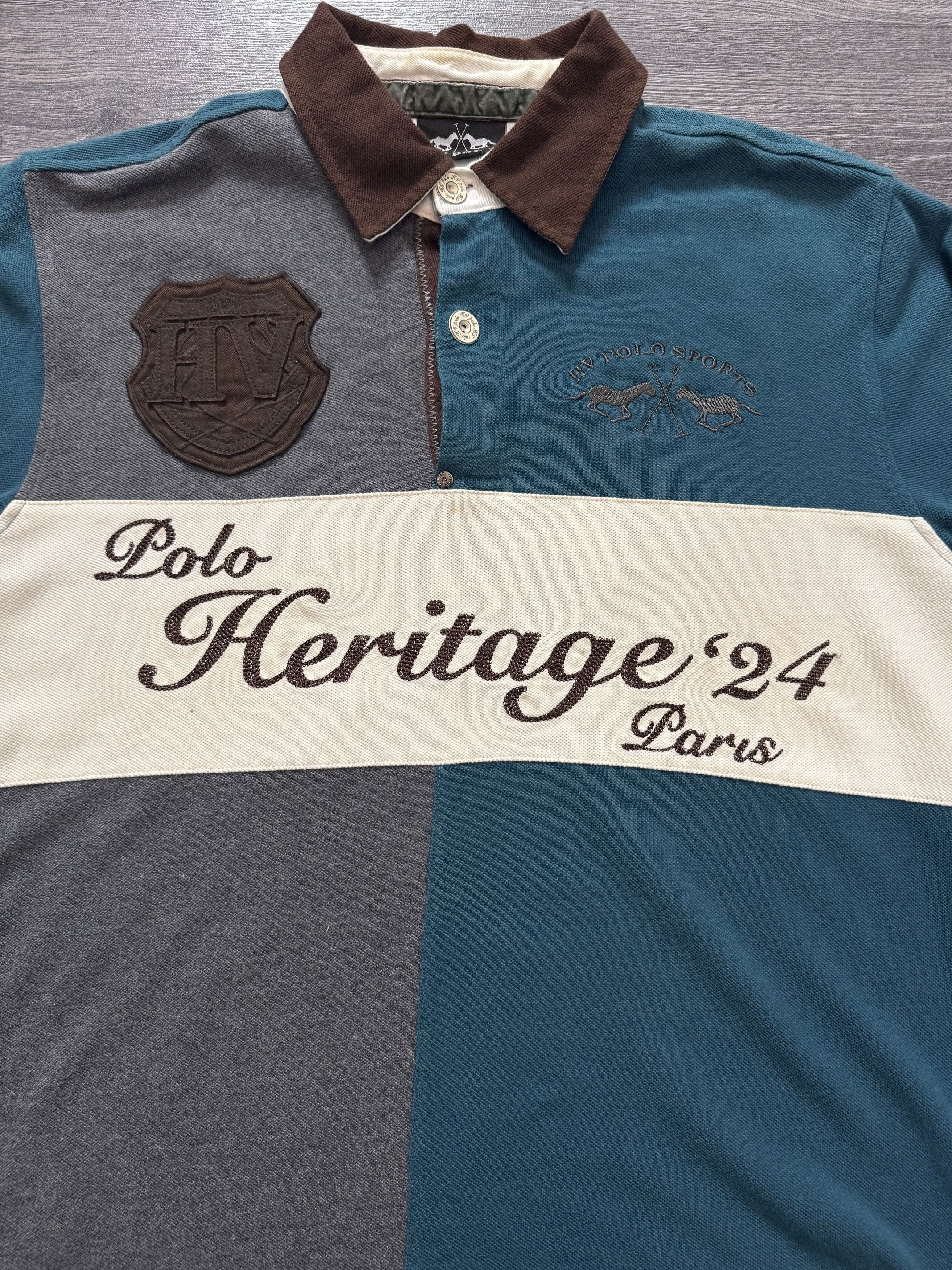 Polo Ralph Lauren Vintage Polo Ralph Lauren Style Rugby Number 3 RRL Size US L / EU 52-54 / 3 - 5 Thumbnail