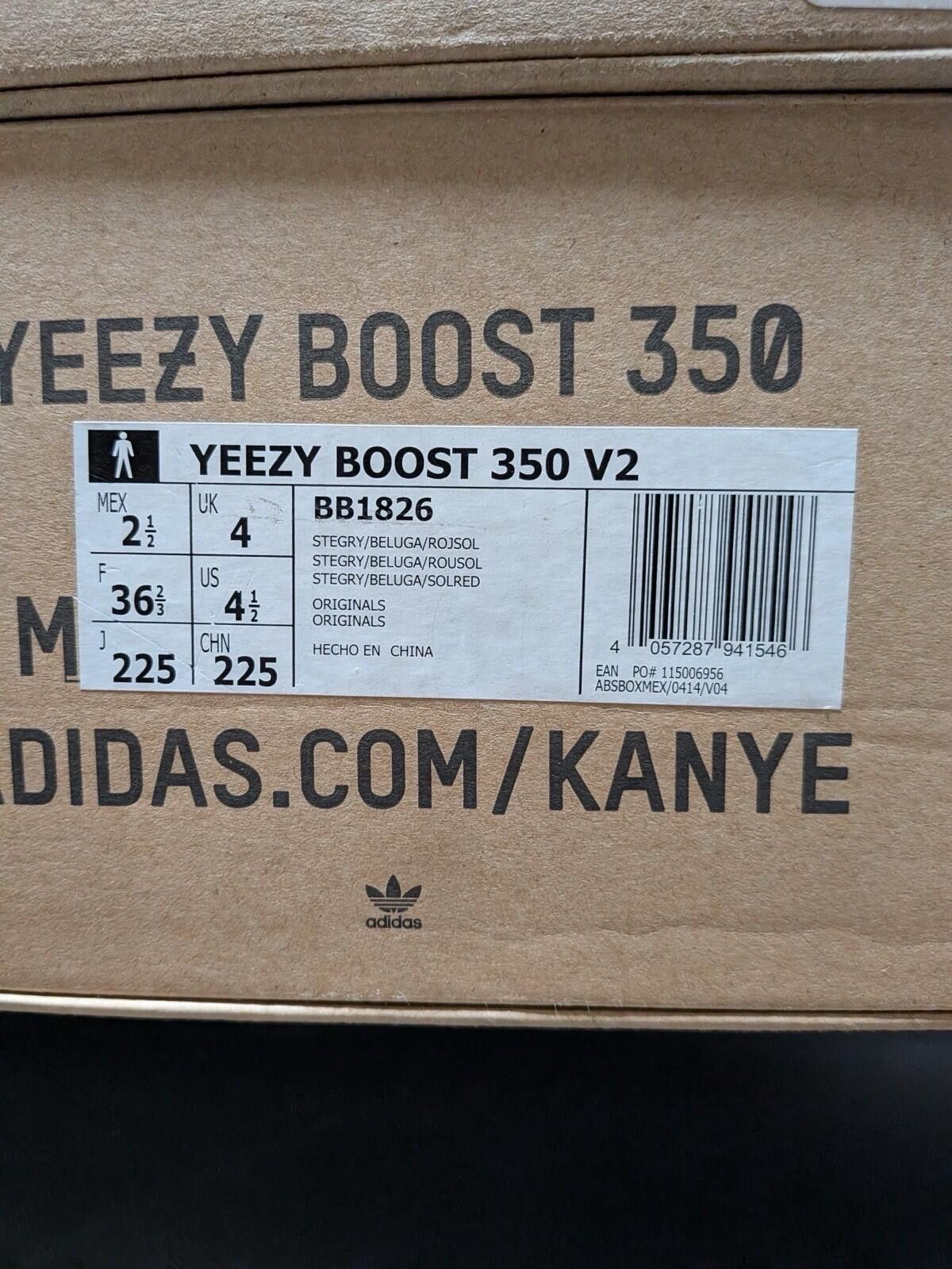 Adidas adidas Yeezy Boost 350 V2 Beluga BB1826 US4.5 Size US 5 / EU 37 - 7 Thumbnail