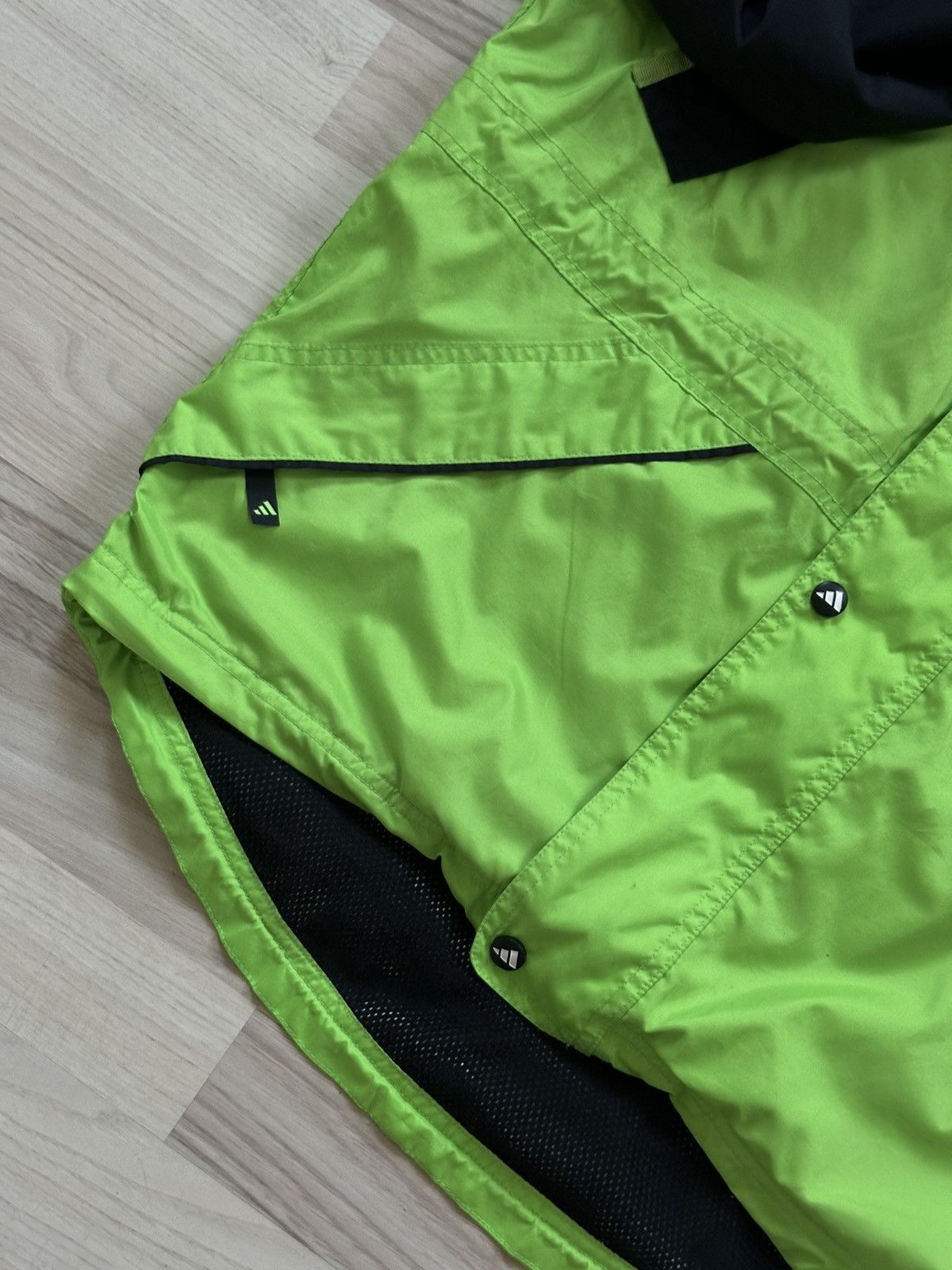 Adidas Adidas Vintage Retro 90s Green Jacket Windbreaker Outwear Size US M / EU 48-50 / 2 - 5 Thumbnail