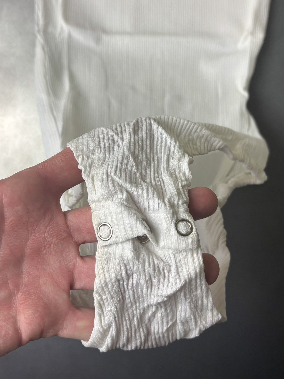 Vintage NOS 1970s Bodysuit Shortsleeve Turtleneck Jumper Vintage Nyl Size M / US 6-8 / IT 42-44 - 6 Thumbnail