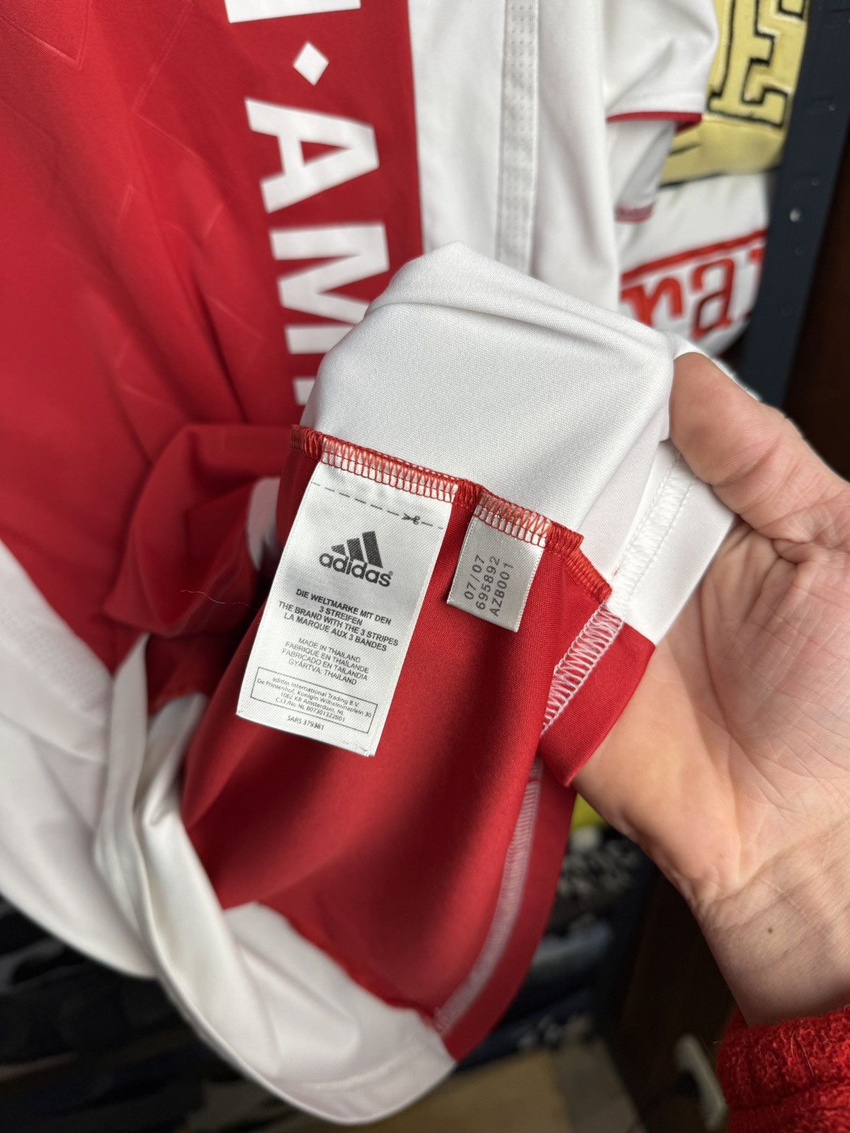 Adidas Adidas Ajax 2007/08 Vintage Home Kit Soccer Jersey Shirt Size US M / EU 48-50 / 2 - 10 Thumbnail