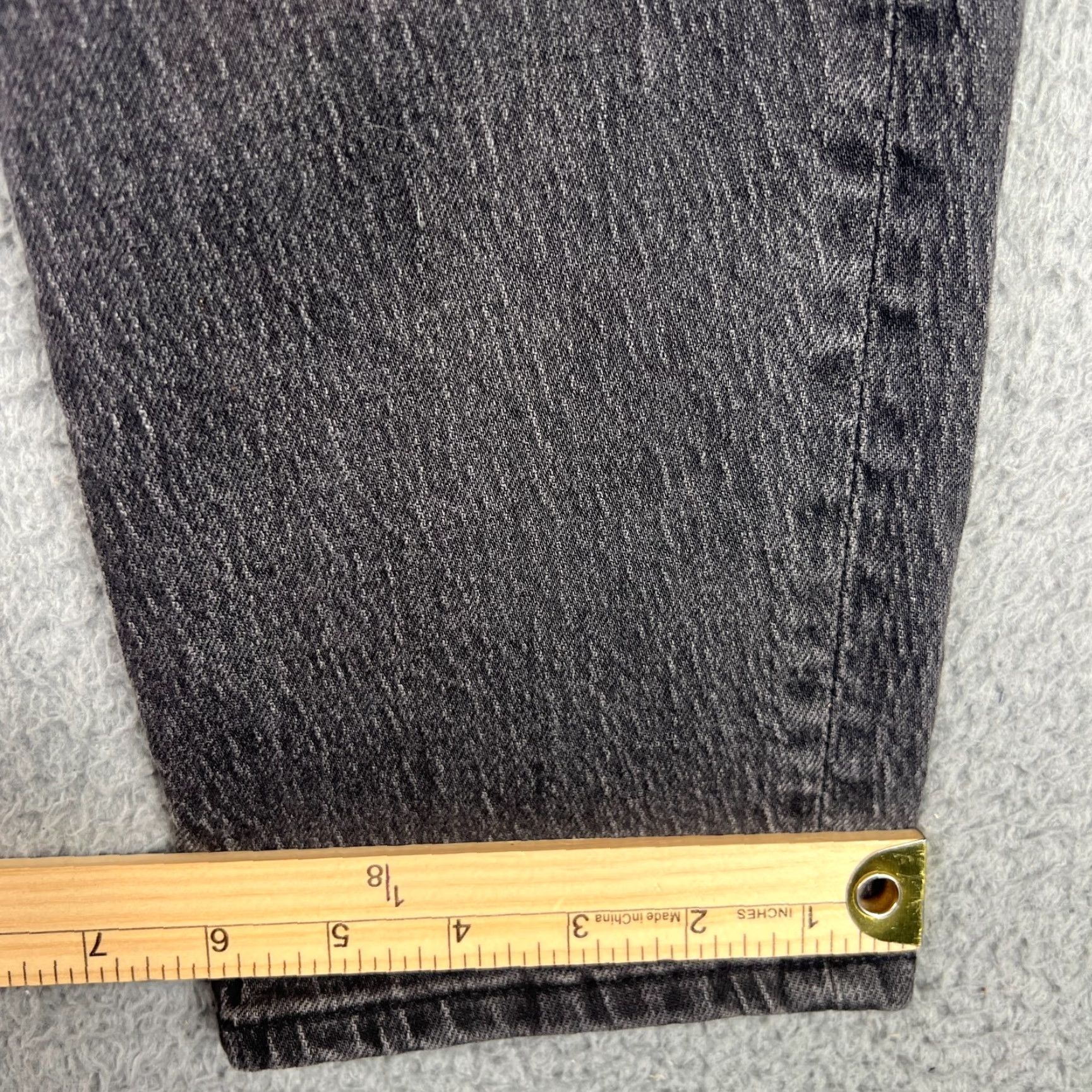 Madewell VINTAGE Madewell Jeans Womens 26P Regular Fit Straight Vintage Denim Black Wash, 5-Pocket, High Rise, Petites Size 26" / US 2 / IT 38 - 2 Thumbnail