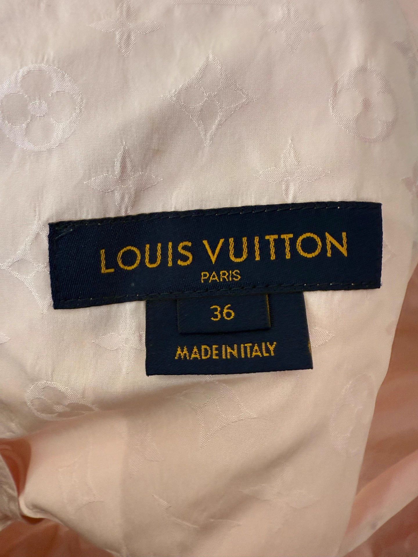 Louis Vuitton LV Cherry Blossom Pink Monogram Women's 36 Jacket Size XS / US 0-2 / IT 36-38 - 3 Thumbnail