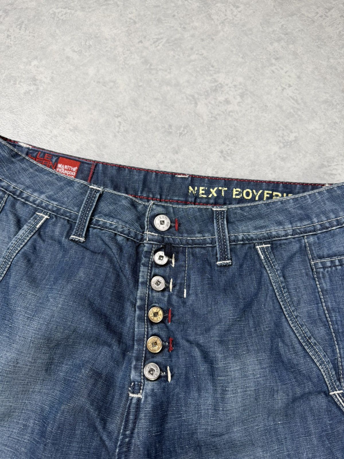 Marithe + Francois Girbaud Marithe Francois Girbaud Next Boyfriend Jeans Womens 28 Size 28" / US 6 / IT 42 - 4 Thumbnail
