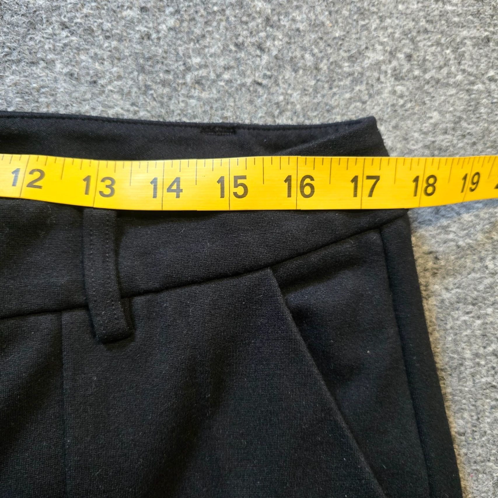 Vintage Cabi Pants Womens Size 14 Black Straight Leg Ponte High Rise Zip Career Capsule Dress Pants Woman Straight Leg Zippered 34 In Waist Size 36" / US 14 / IT 50 - 5 Thumbnail