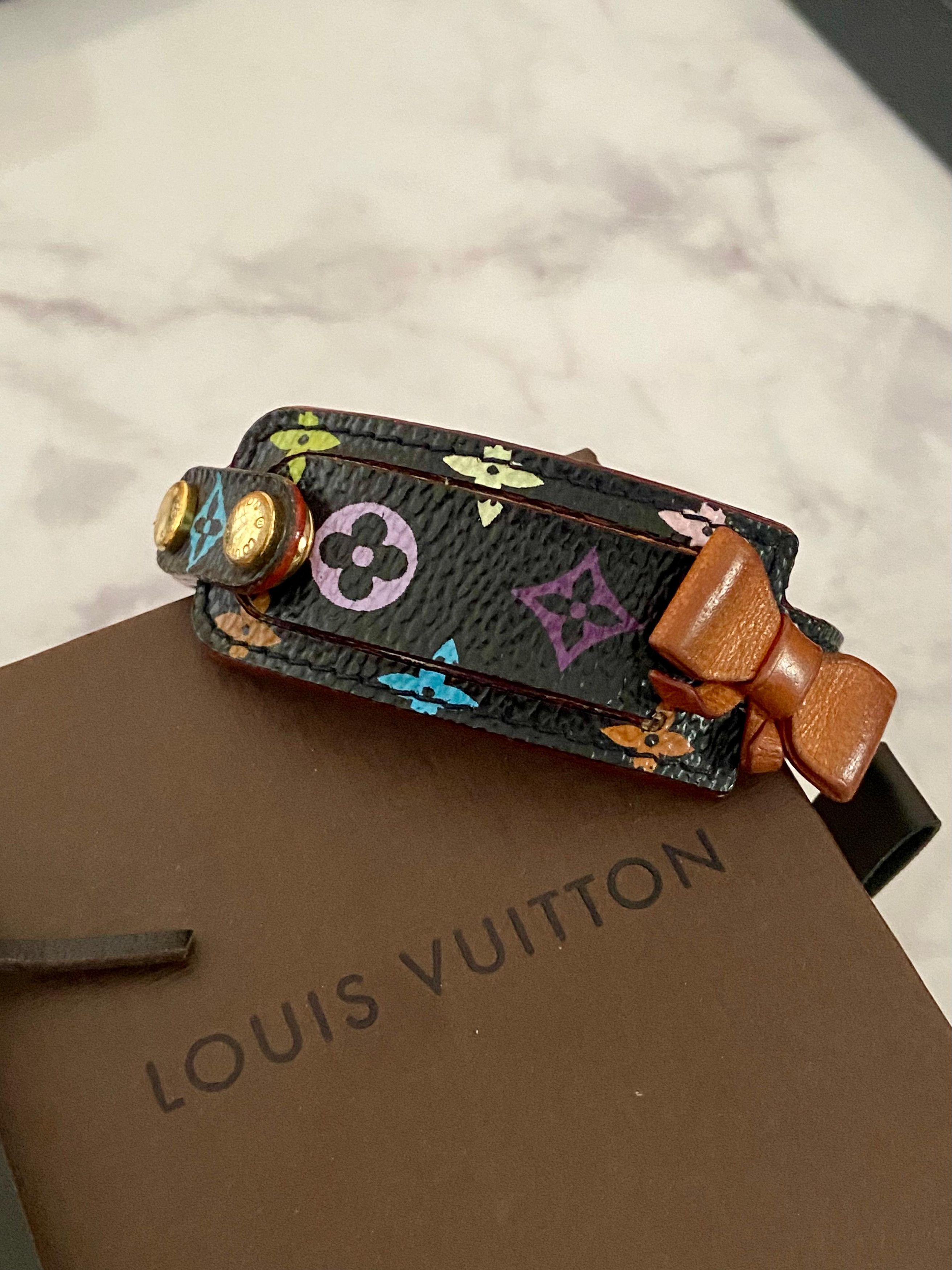 Louis Vuitton × Takashi Murakami Louis Vuitton X Murakami Gold Plated 2005 Monogram Bracelet Size ONE SIZE - 1 Thumbnail