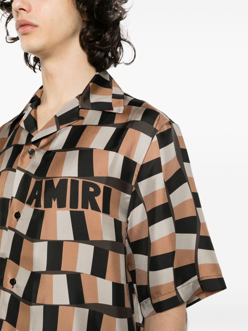 Amiri o1w1db10125 Bowling Shirt in Multicolor Size US M / EU 48-50 / 2 - 5 Thumbnail