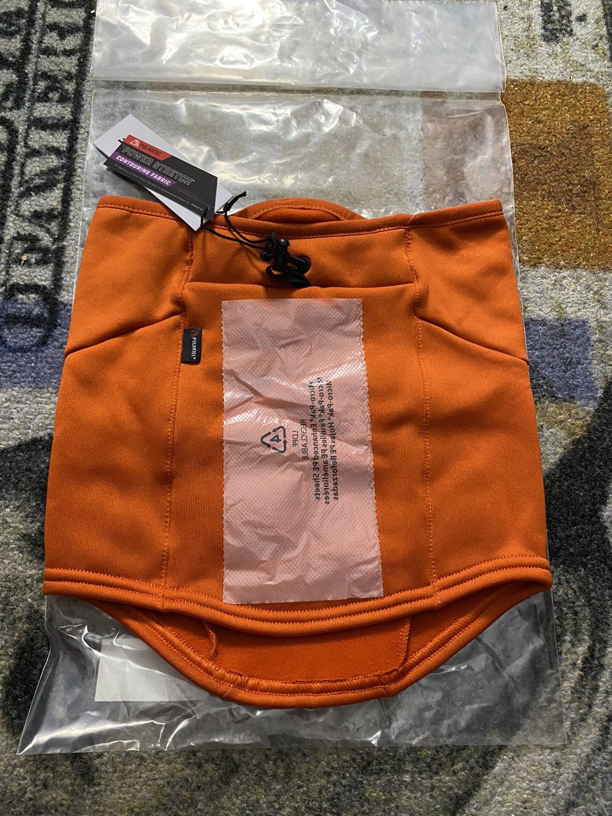 Palace × Polartec Palace Polartec Power Stretch Face Warmer Orange Size ONE SIZE - 3 Thumbnail