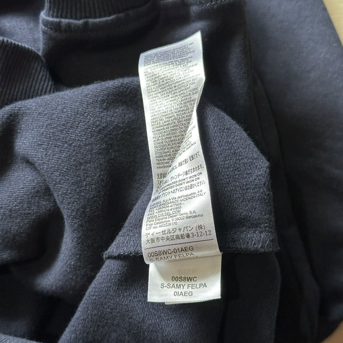 Diesel diesel navy crewneck sweatshirt Size US S / EU 44-46 / 1 - 6 Thumbnail