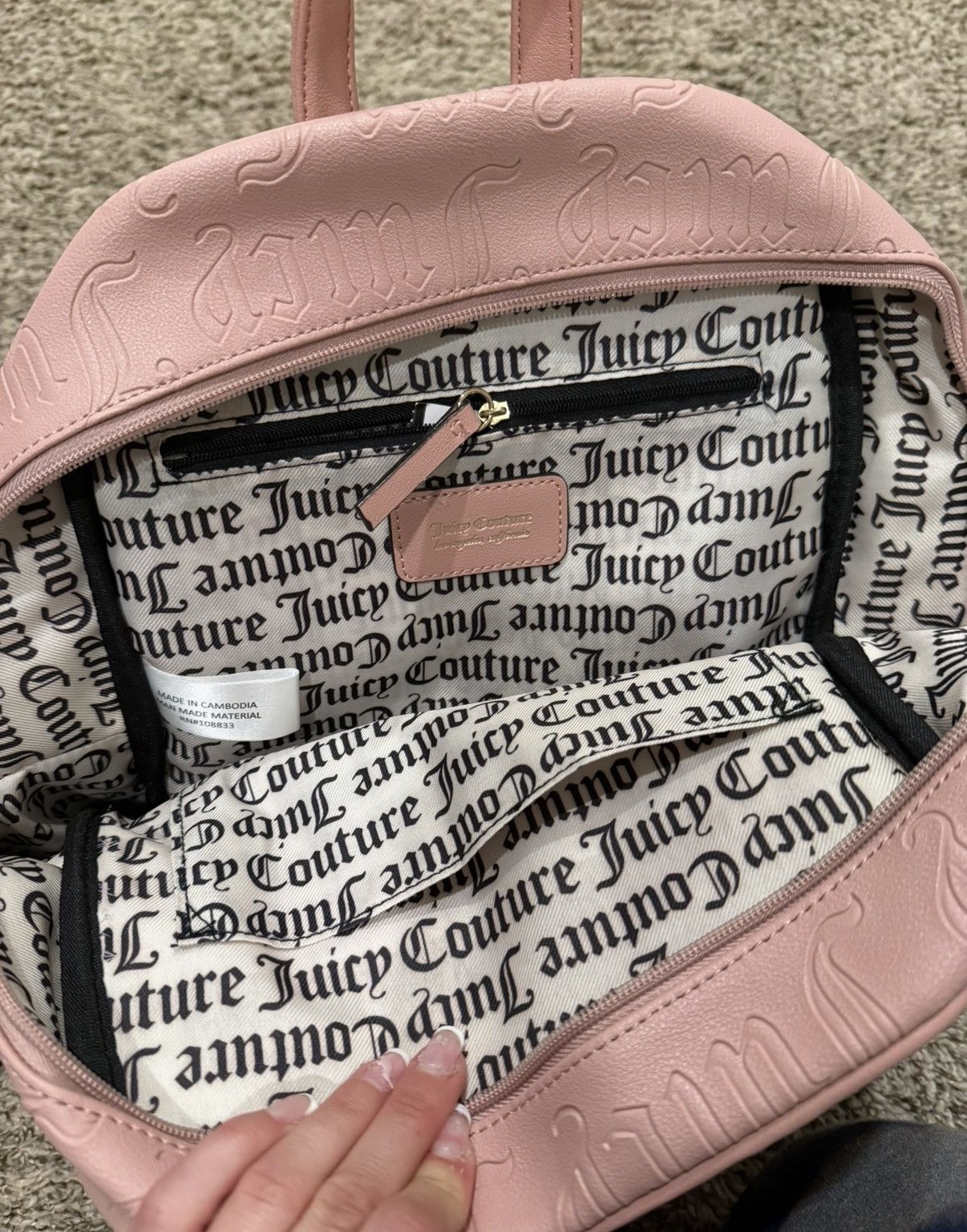 Juicy Couture Pink Juicy Couture Backpack - NWT Size ONE SIZE - 2 Thumbnail