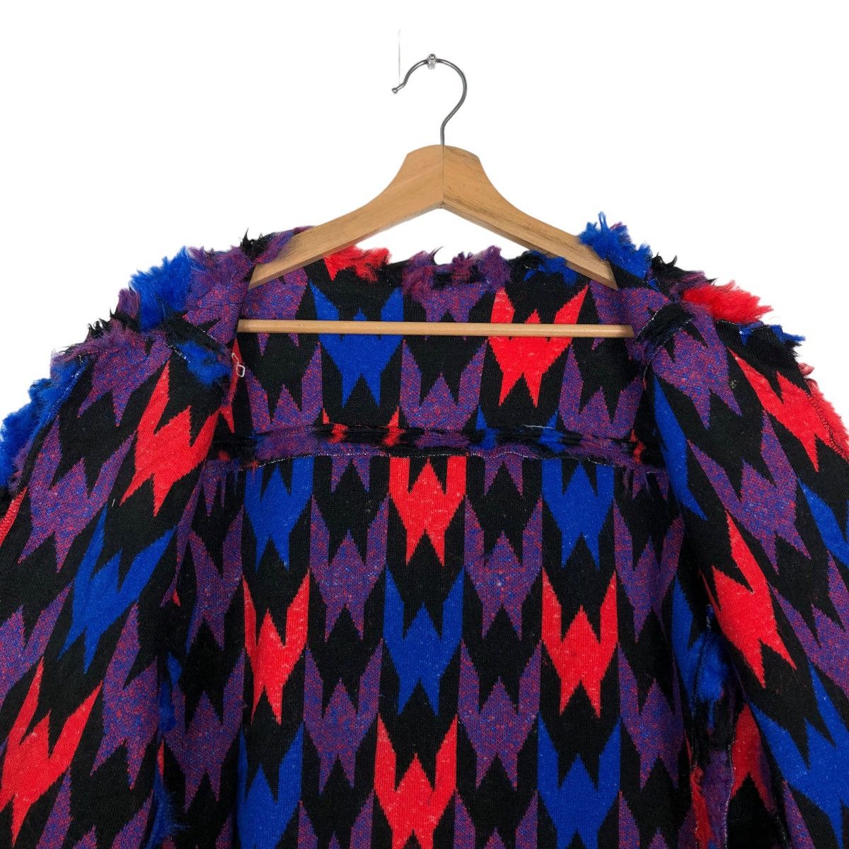 Japanese Brand 🔥Mohair Wool Fur Jacket Colourful Tokyo Kobe Japan Made Size US M / EU 48-50 / 2 - 11 Thumbnail