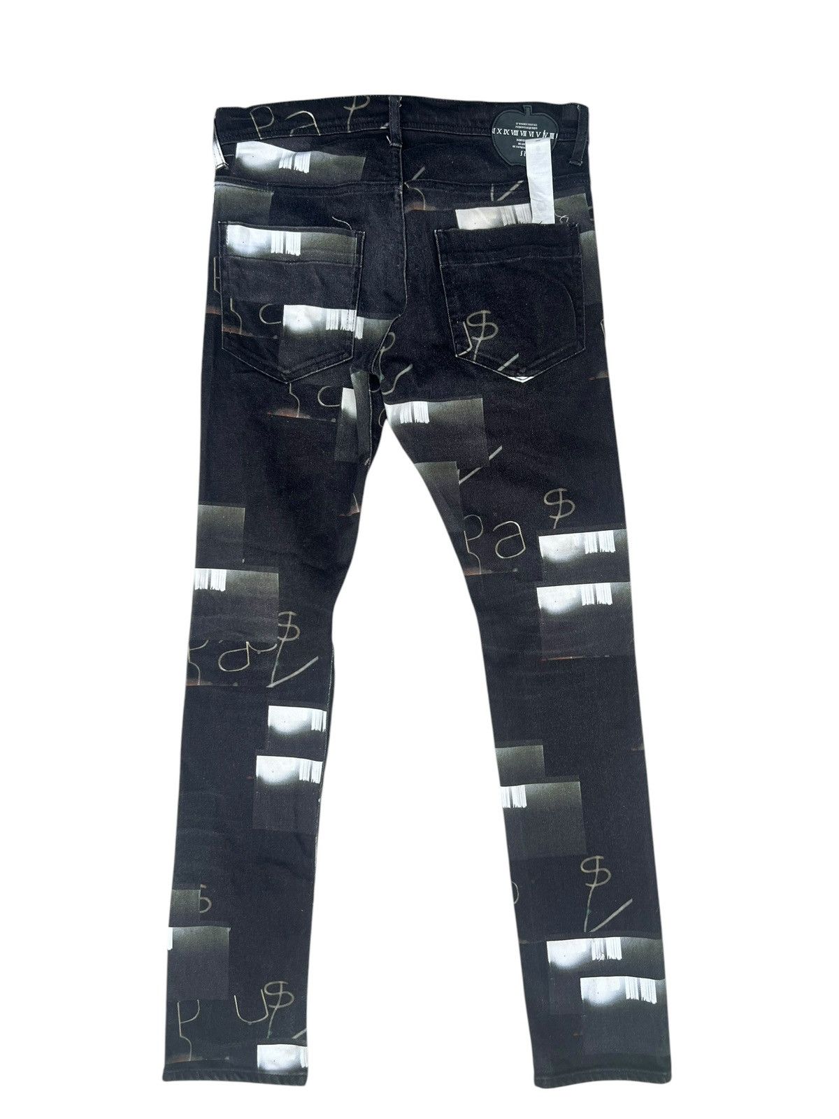 SHAREEF Vintage Shareef Japan All Printed Denim Jeans Size US 29 - 10 Thumbnail