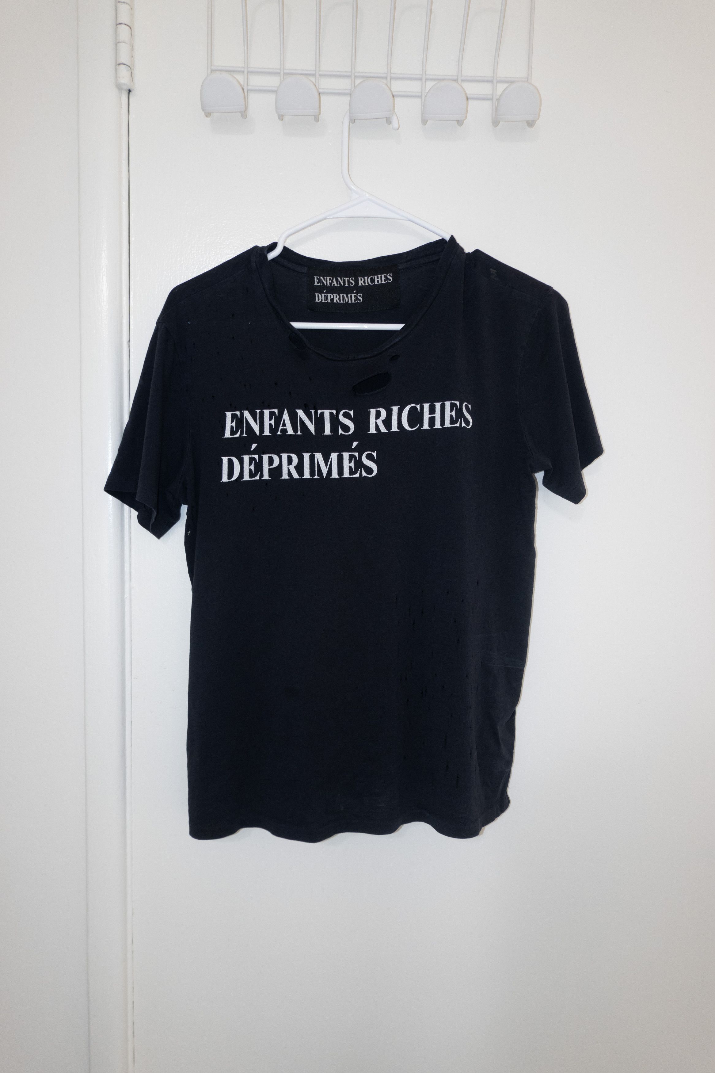 enfants-riches-deprimes-enfants-riches-deprimes-black-logo-tee-grailed