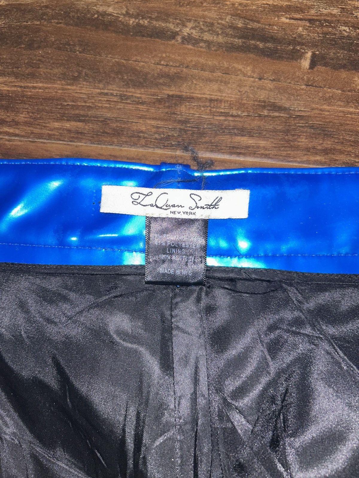 LaQuan Smith LaQuan Smith Aqua Moto Trousers Size US 38 / EU 54 - 2 Thumbnail
