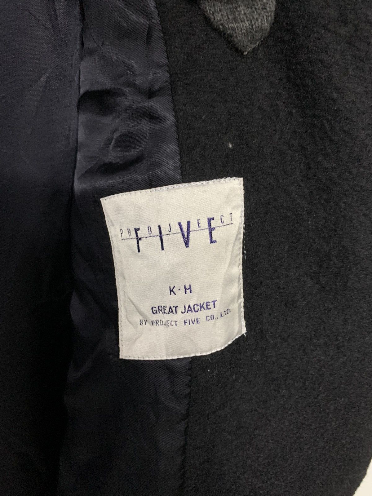 Designer × Katharine Hamnett London Rare Project Five Katharine Hamnett Wool Long Jacket Size US M / EU 48-50 / 2 - 6 Thumbnail