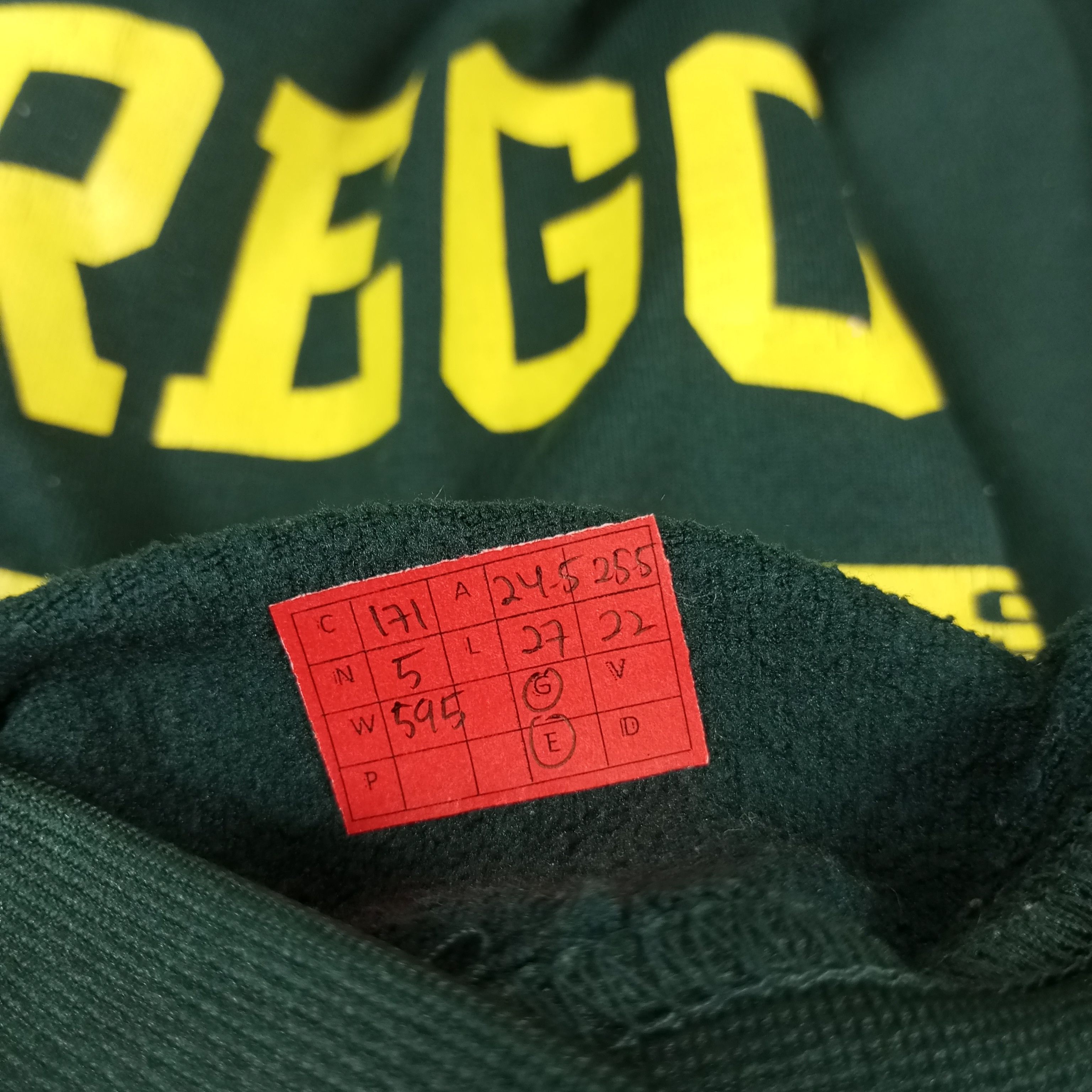 NFL × Vintage Oregon Ducks Center Design Streetwear Style Hoodies Size US L / EU 52-54 / 3 - 8 Thumbnail