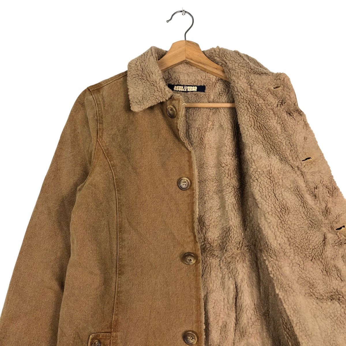 Japanese Brand 🔥Vintage Detroit Long Jacket Duck Canvas Double Name Size US M / EU 48-50 / 2 - 12 Thumbnail
