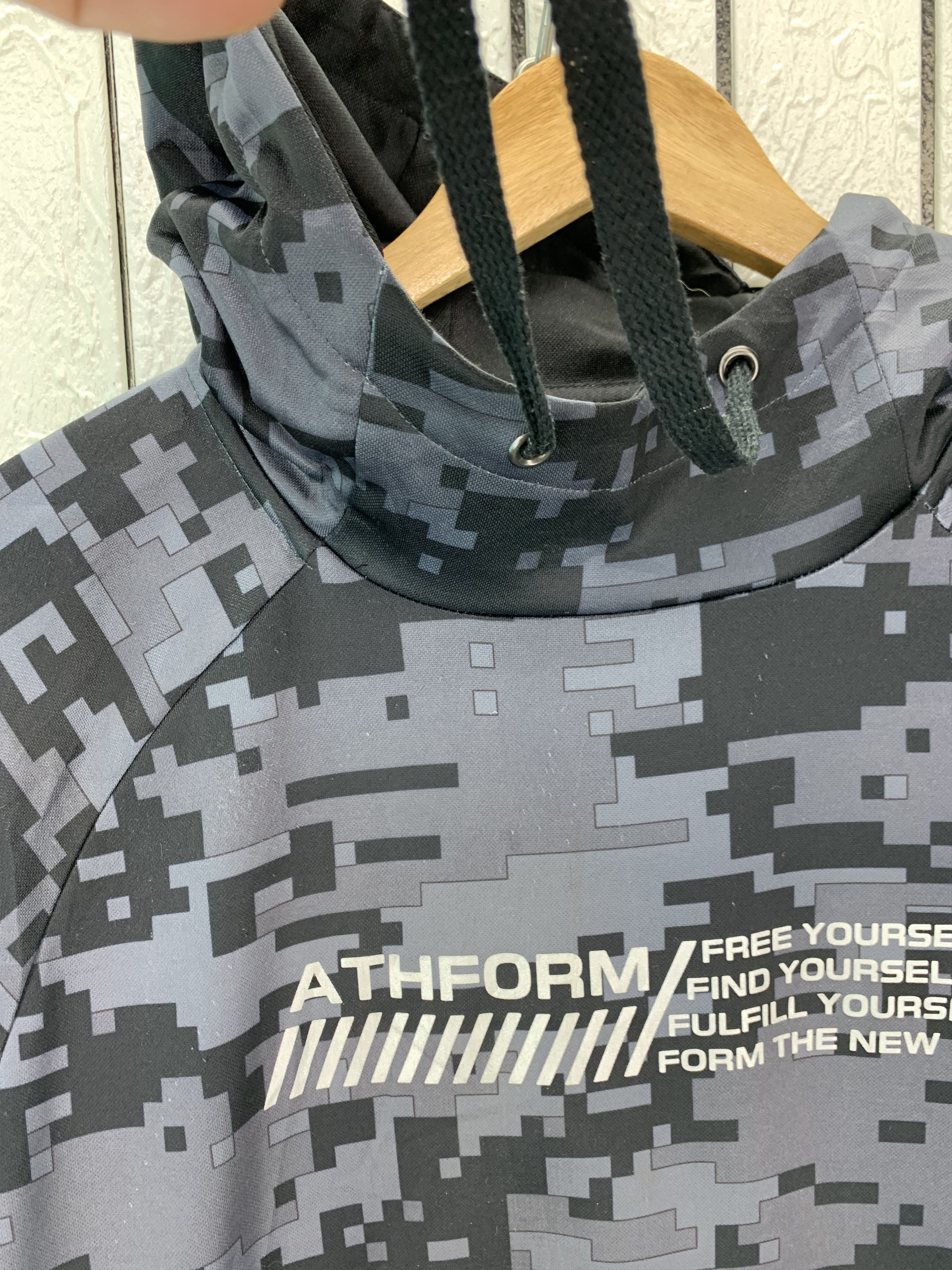 Japanese Brand Athform Hoodie Digital Size US S / EU 44-46 / 1 - 2 Thumbnail
