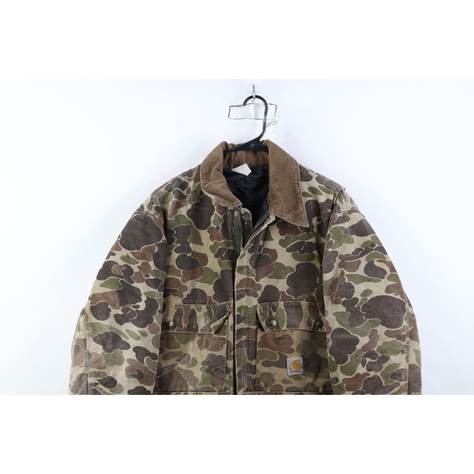 Carhartt Vintage 80s Carhartt Distressed Duck Camouflage Coveralls Size US XXL / EU 58 / 5 - 2 Thumbnail
