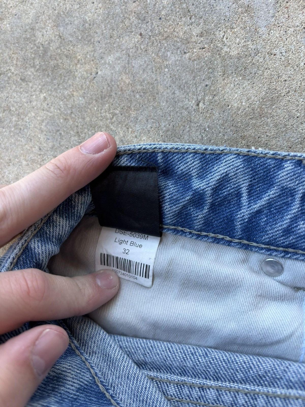 Derschutze Dershutze yasmin v3 Light Blue Baggy Denim Size US 32 / EU 48 - 8 Thumbnail