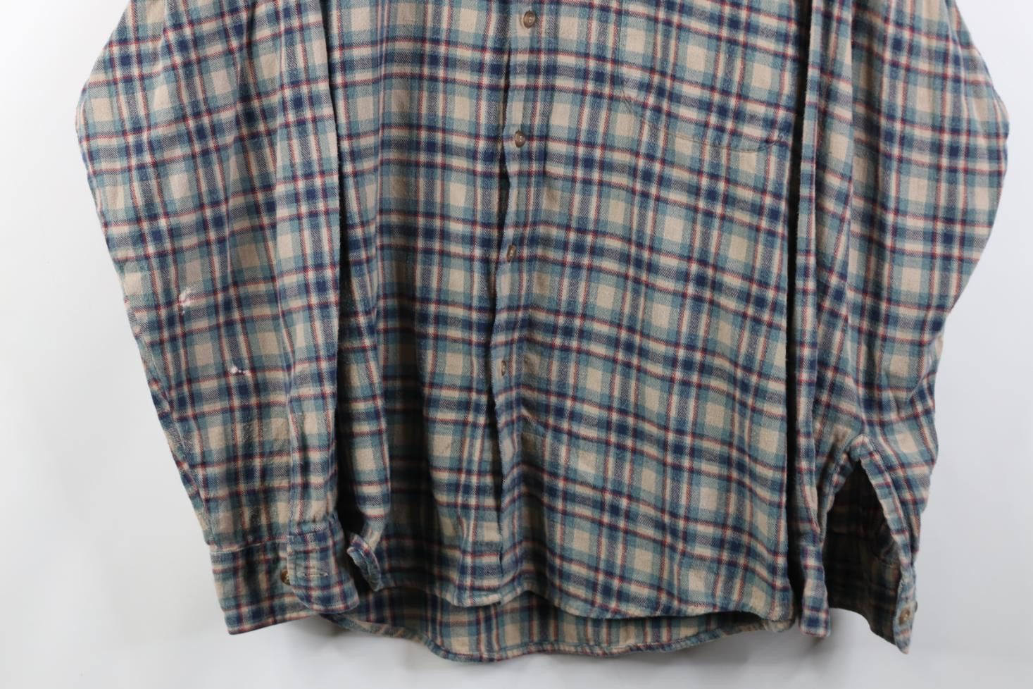 Vintage Vintage 90s Streetwear Flannel Button Down Shirt Plaid Size US XL / EU 56 / 4 - 3 Thumbnail